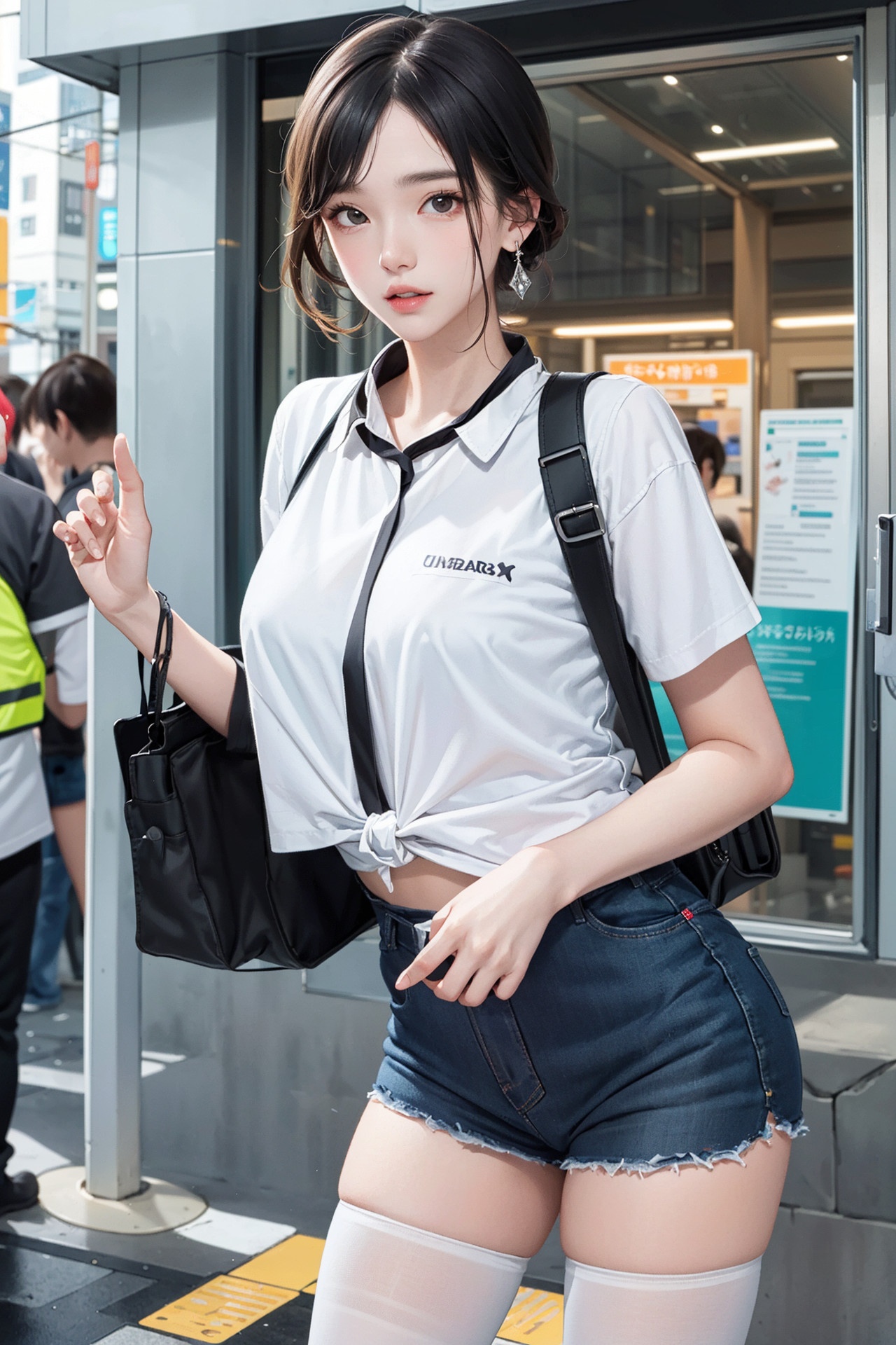 [AI Generated] Station Girls_1-第1章-图片61