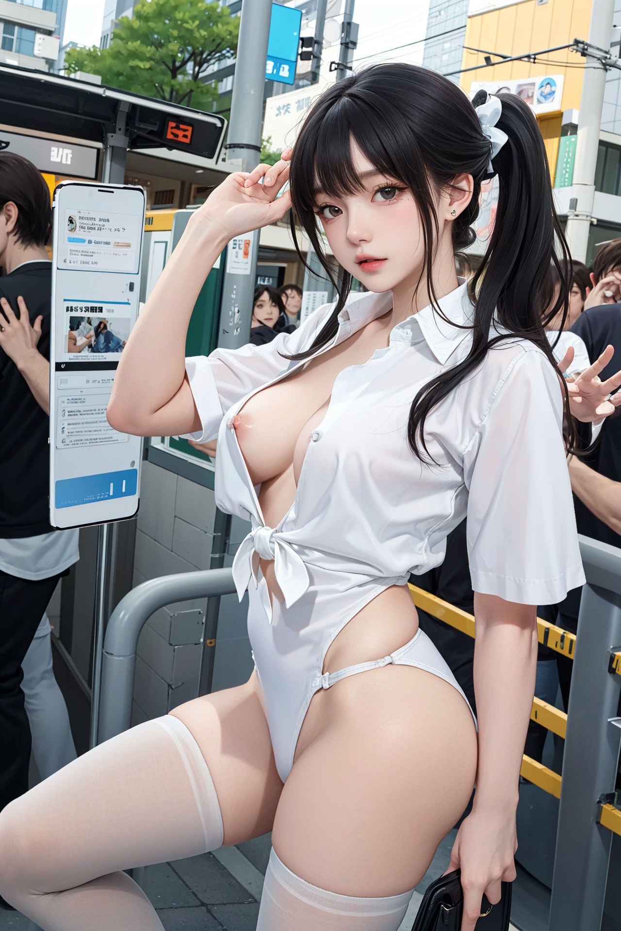 [AI Generated] Station Girls_1-第1章-图片64