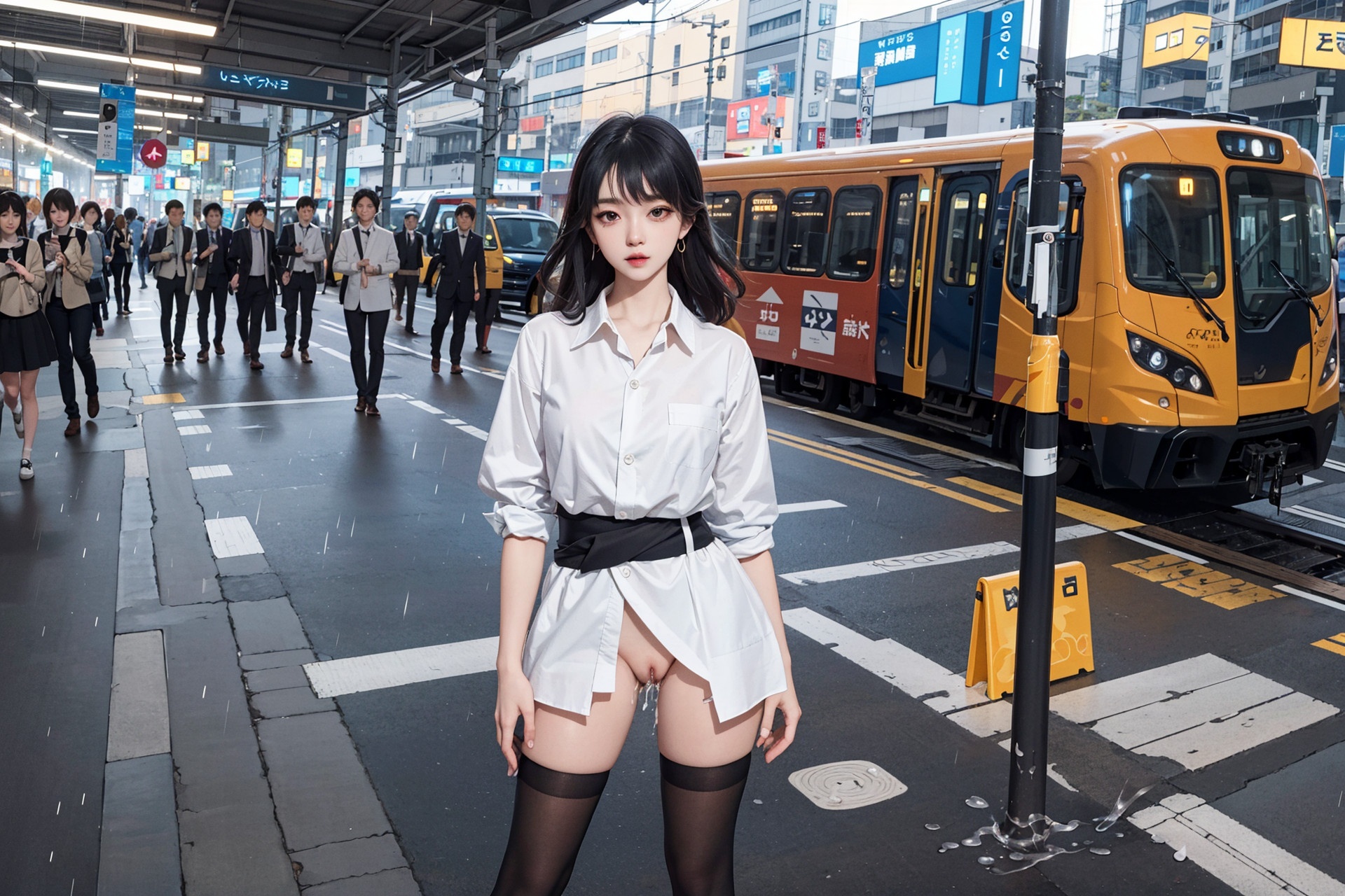 [AI Generated] Station Girls_2-第1章-图片38