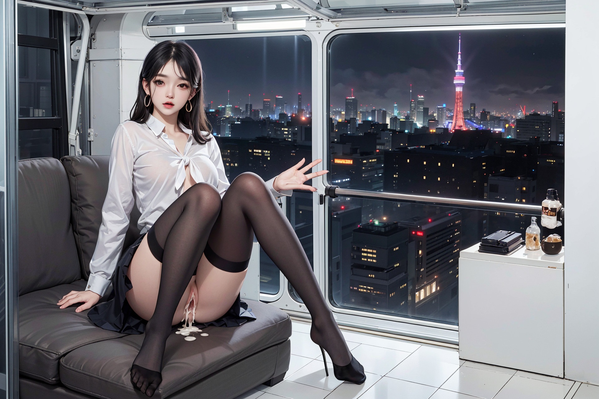[AI Generated] Station Girls_2-第1章-图片39