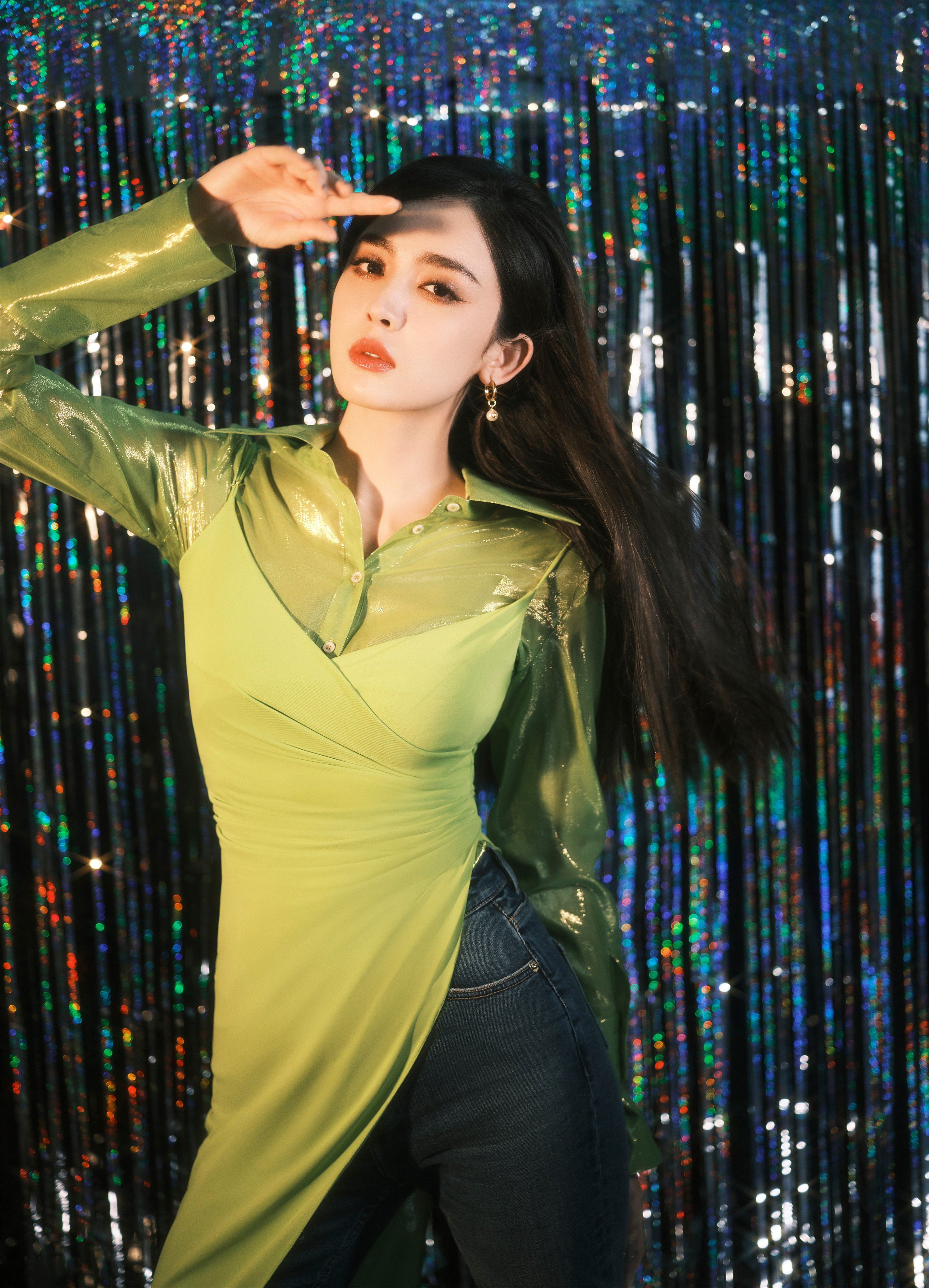 復古光影青墨鎏銀—古力娜扎[高清套圖]-第1章-图片1