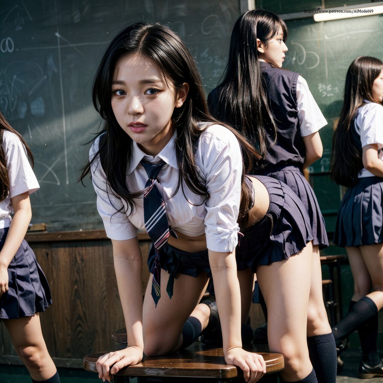Aaliyah Illustration AI111 ❤Students In Classroom❤-第1章-图片39