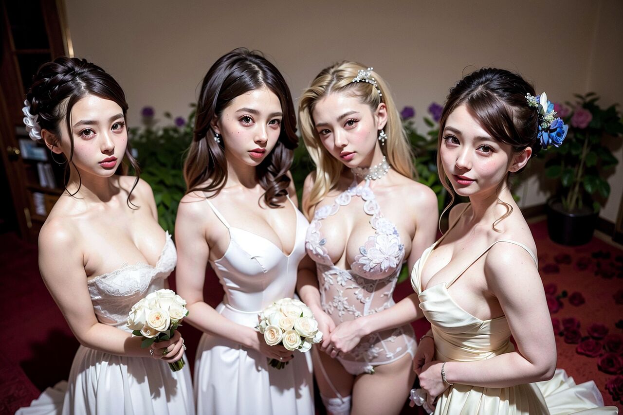 Aaliyah Illustration AI154 ❤Bride And Bridesmaids❤-第1章-图片25