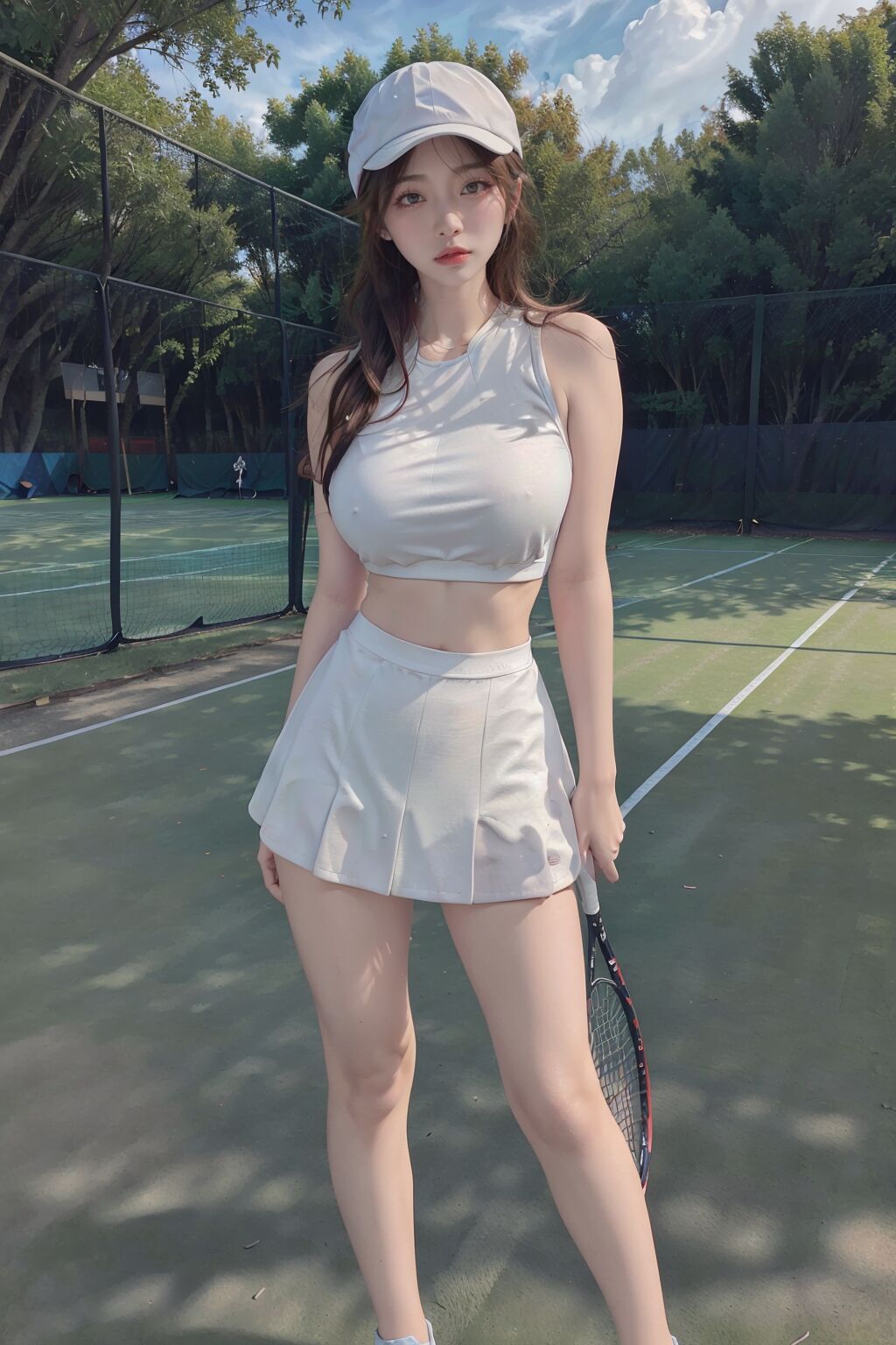 Aaliyah Illustration AI156 ❤Tennis Girl❤-第1章-图片12