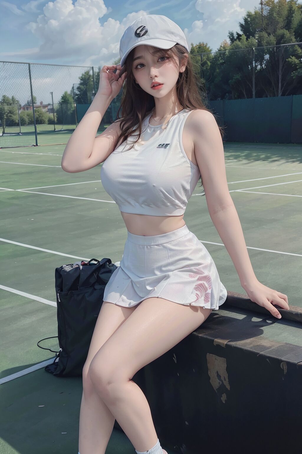 Aaliyah Illustration AI156 ❤Tennis Girl❤-第1章-图片13