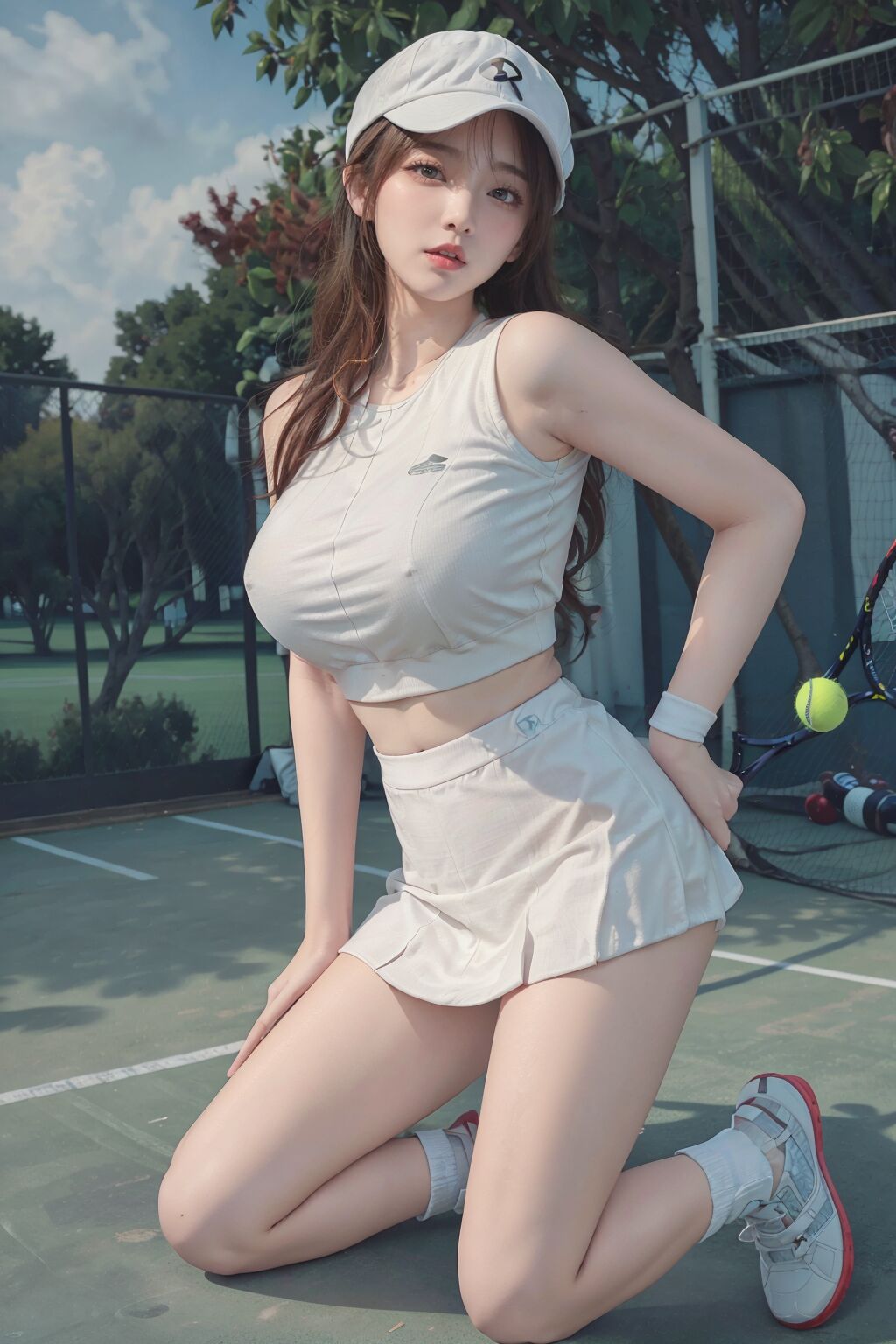 Aaliyah Illustration AI156 ❤Tennis Girl❤-第1章-图片19