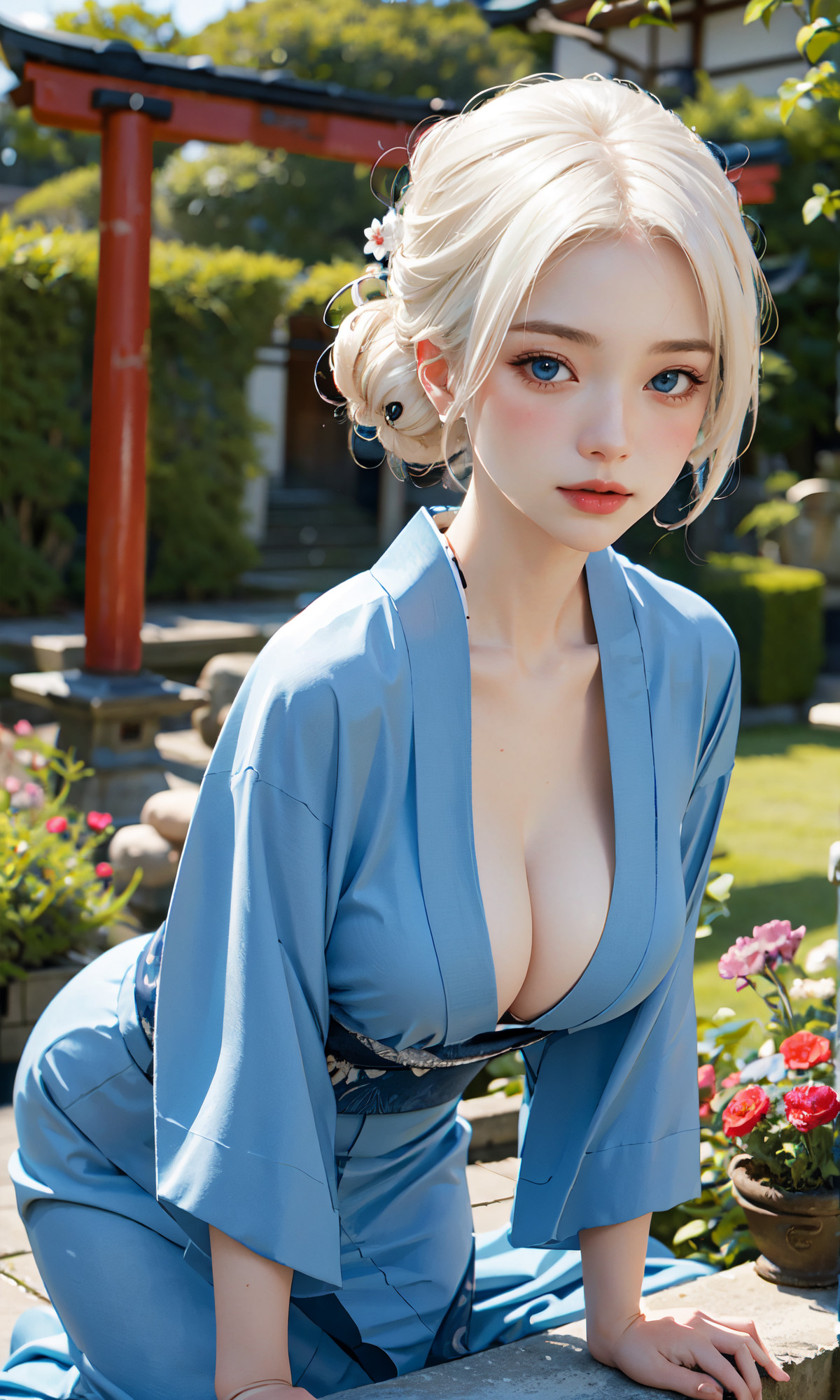 Aaliyah Illustration AI163 ❤Blonde Girl❤-第1章-图片4