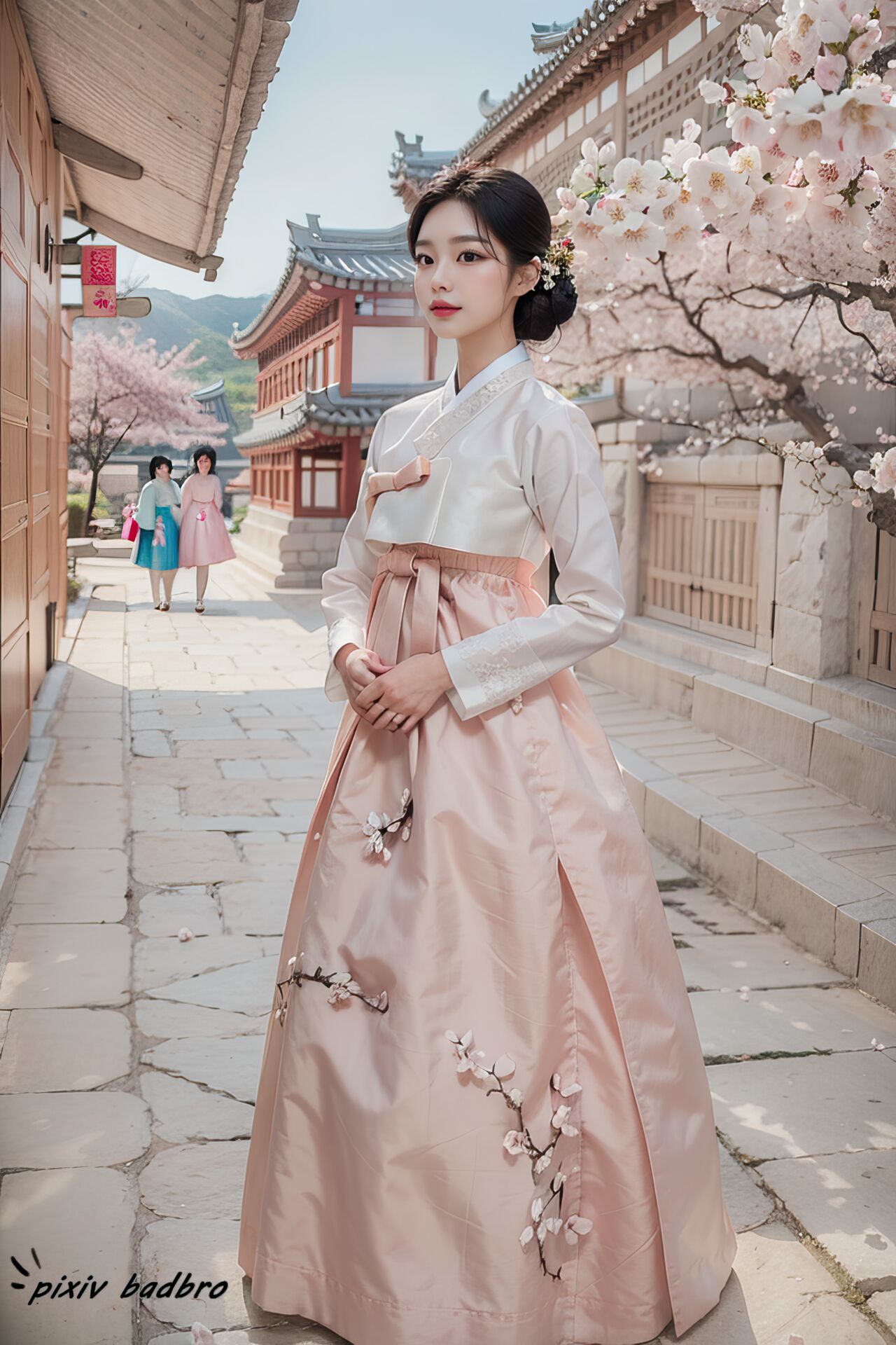 Aaliyah Illustration AI171 ❤Hanbok Girl❤-第1章-图片3