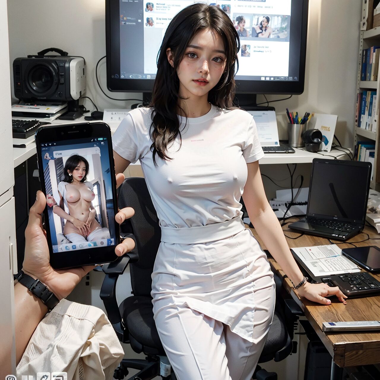 Aaliyah Illustration AI232 ❤Seethrough Mobile Phone❤-第1章-图片10