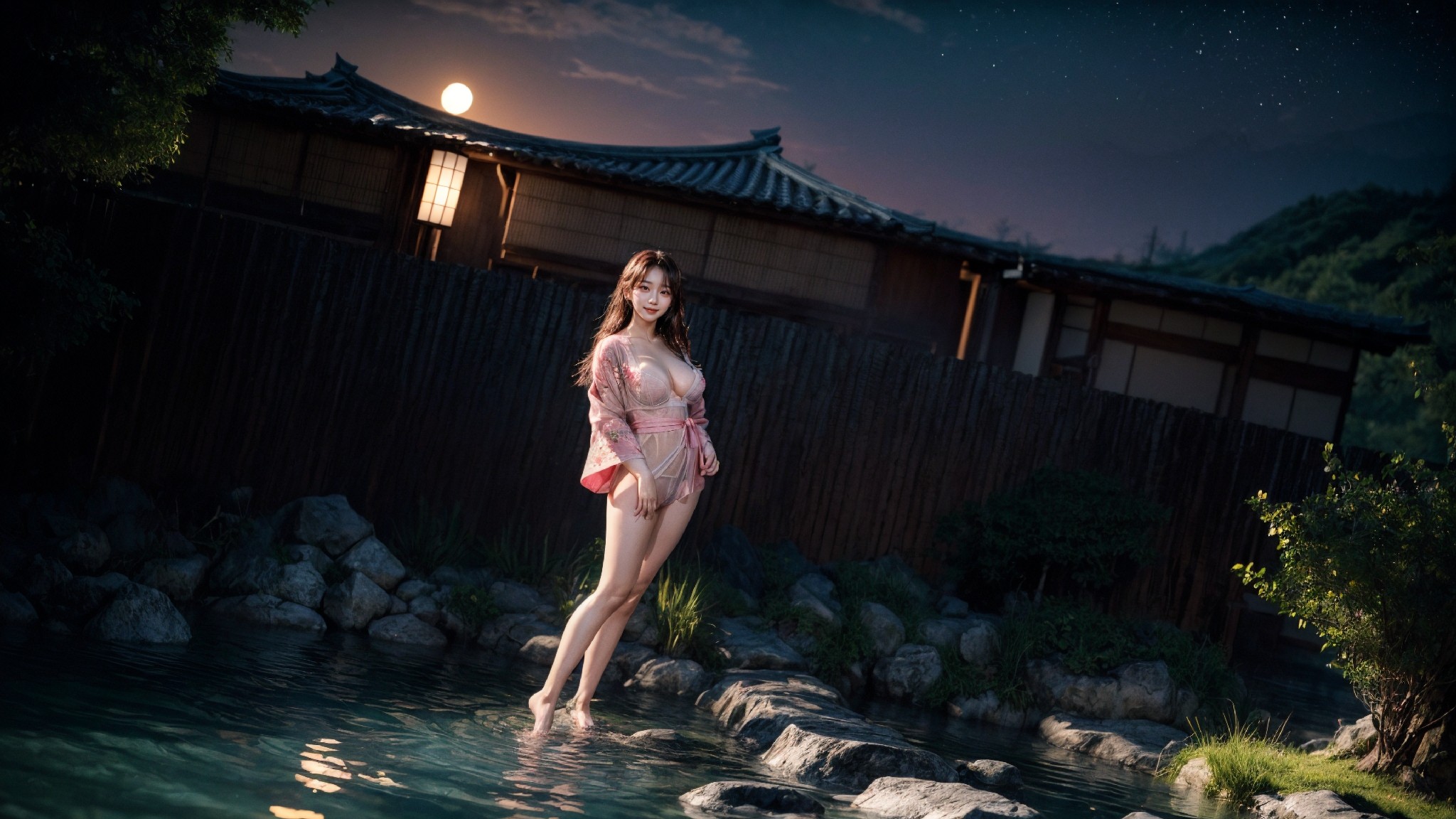 Japanese hot springs at night-第1章-图片40