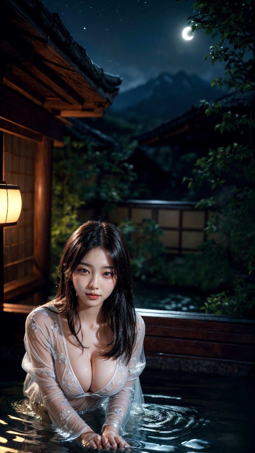 Japanese hot springs at night-第1章-图片58
