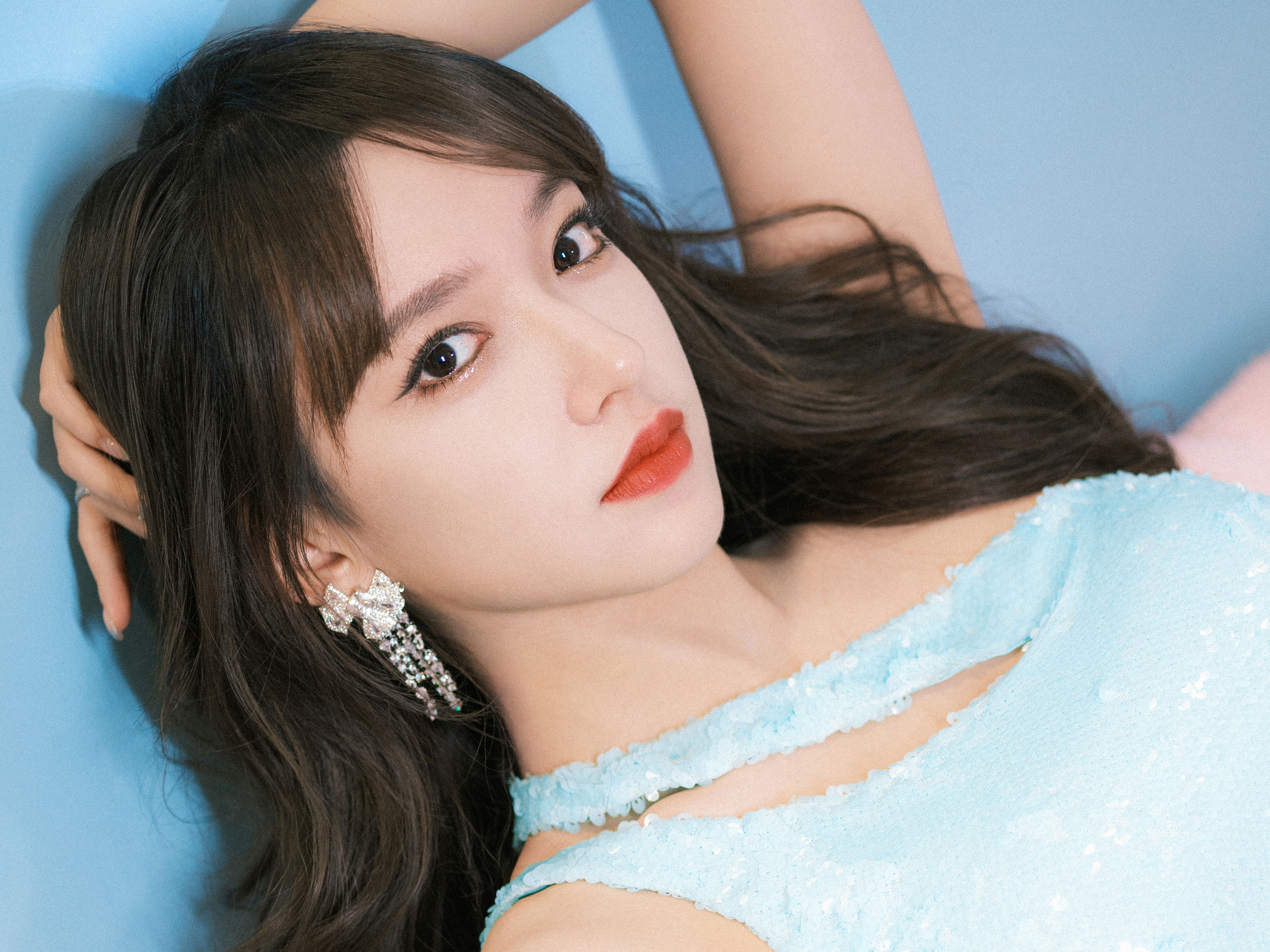 粉藍氛圍掠光影—程瀟[高清套圖]-第1章-图片4