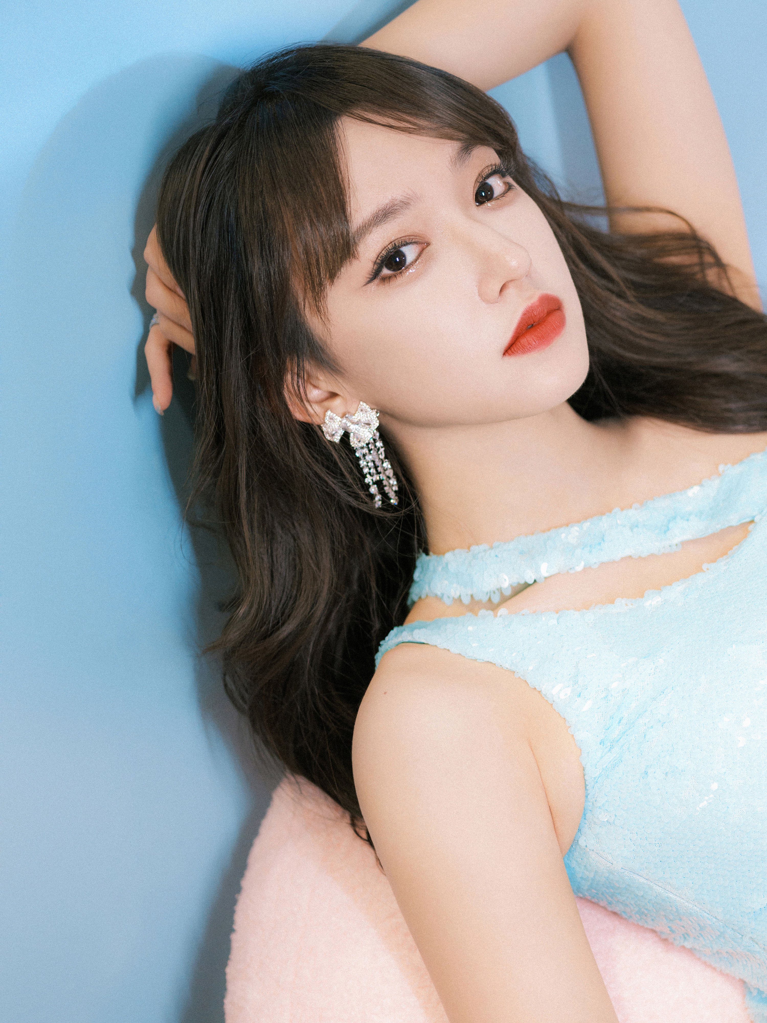 粉藍氛圍掠光影—程瀟[高清套圖]-第1章-图片5