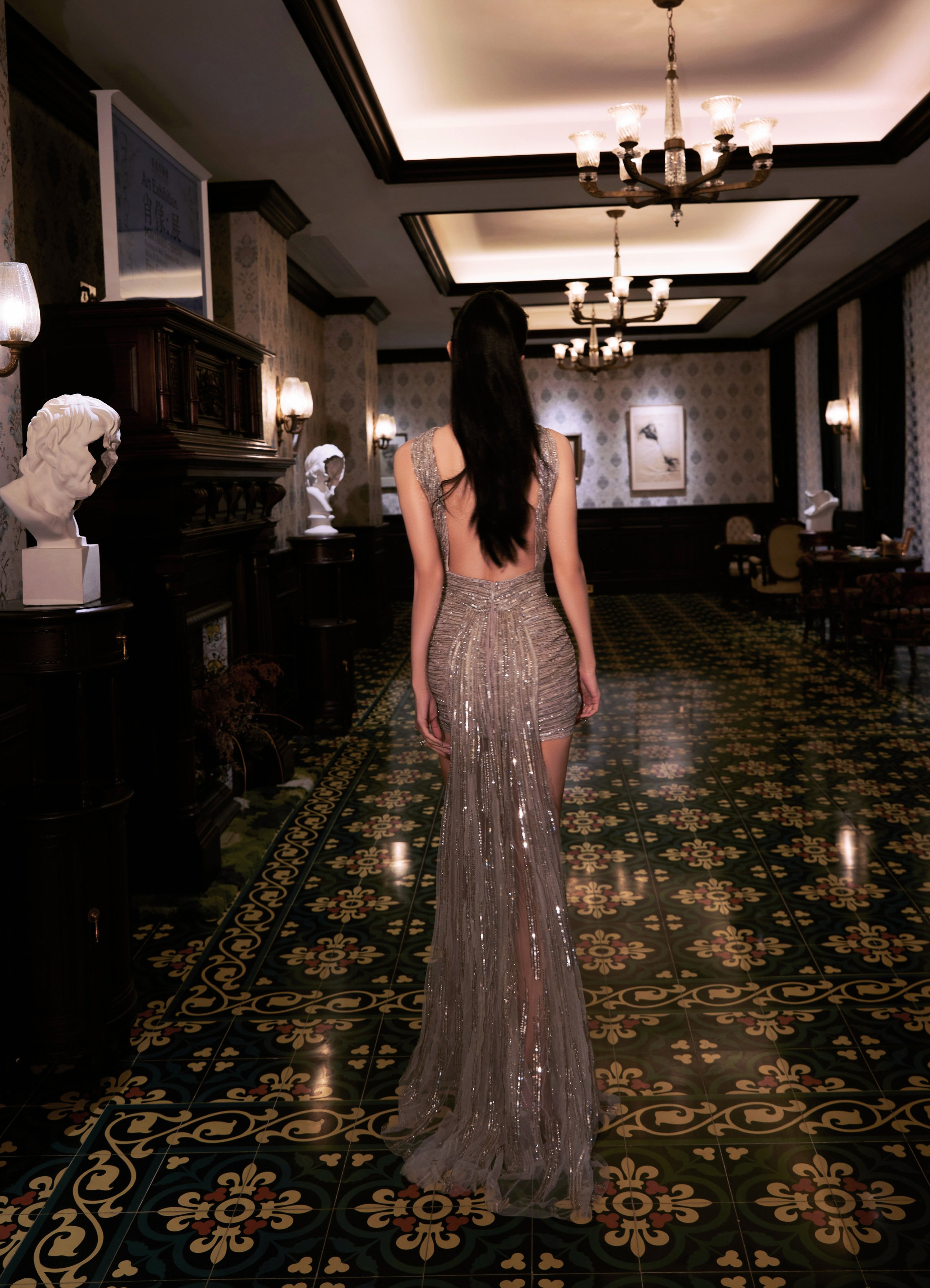 銀紗雪膚交際花—金晨[高清套圖]-第1章-图片5