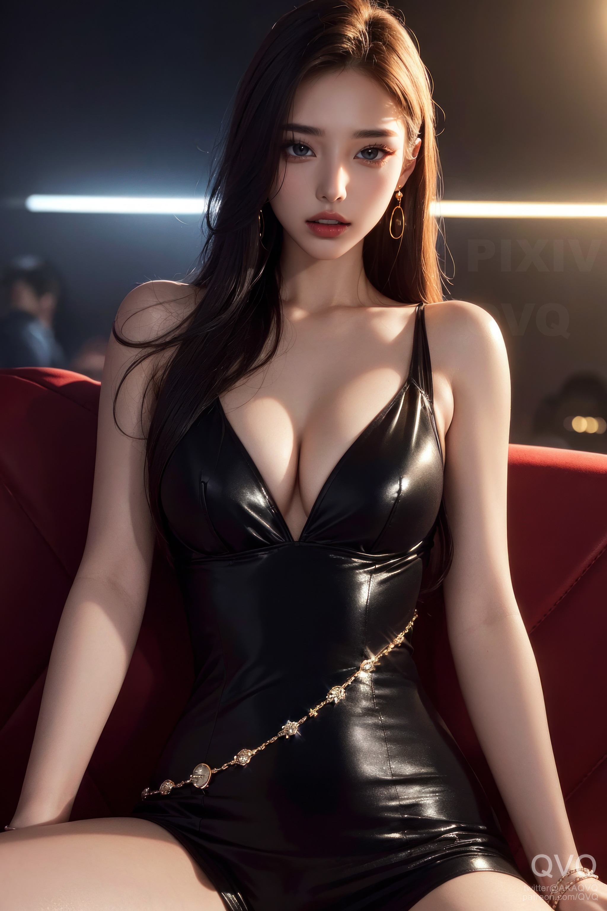 ◆PIXIV◆QVQ [night club] 4k_club_waitress 01-第1章-图片8