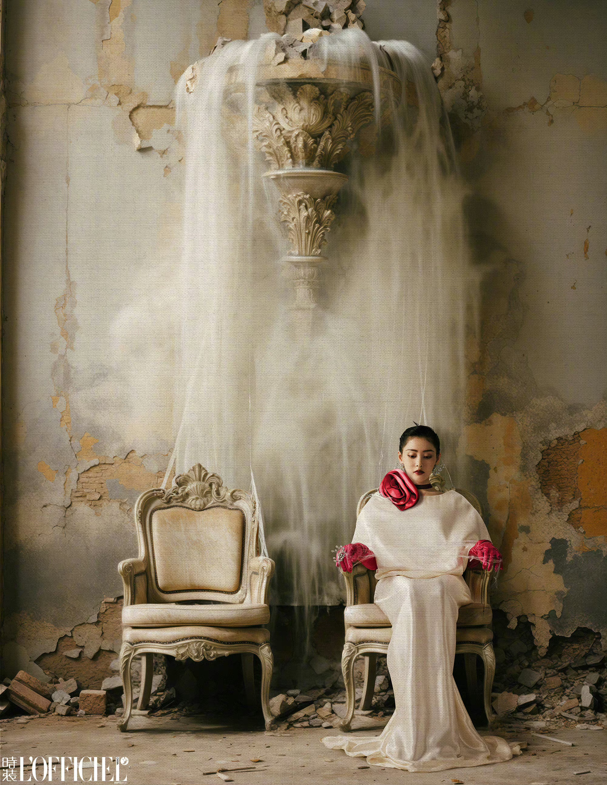 AI繪製廢墟古堡時尚寫真—張天愛[高清套圖]-第1章-图片14