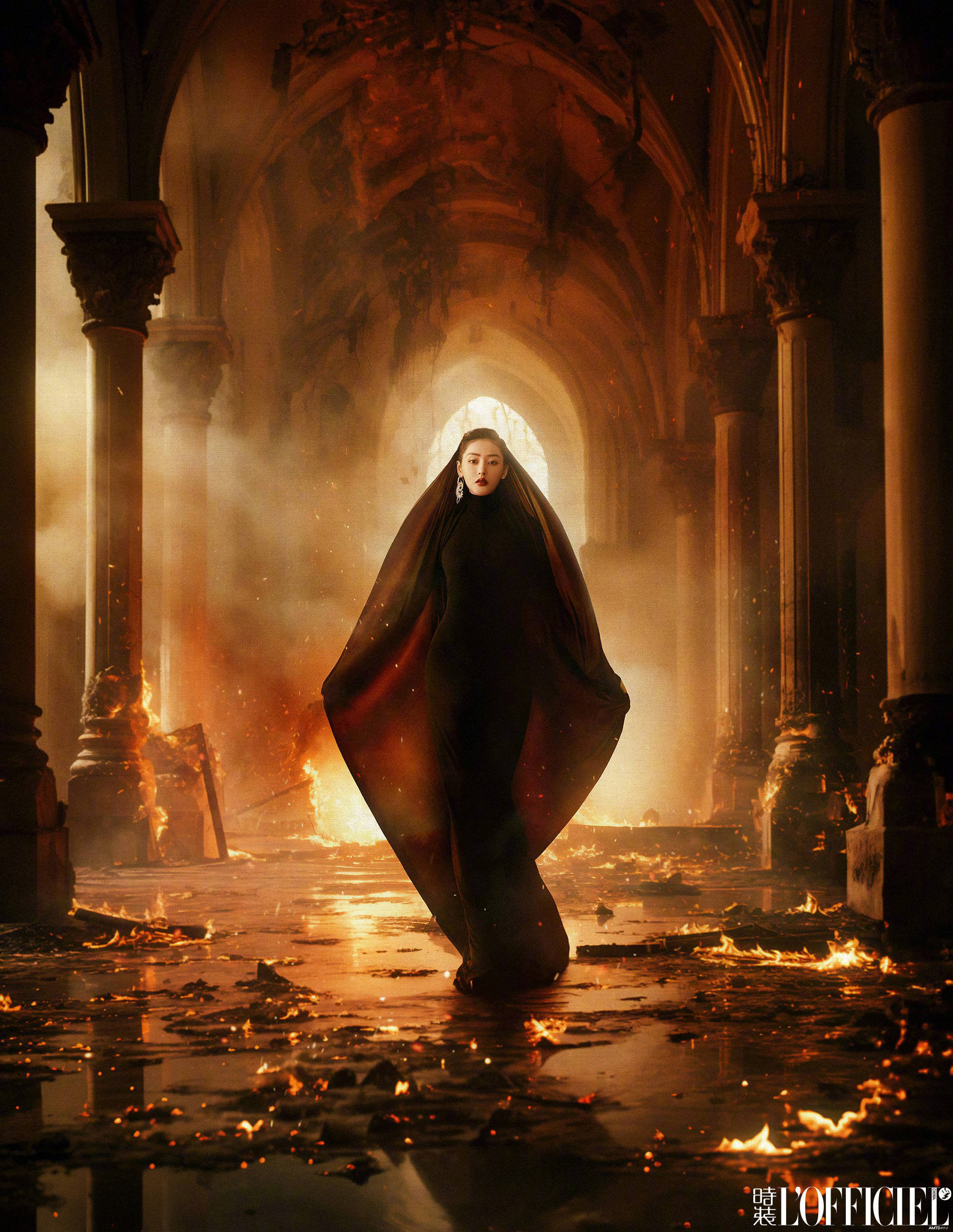 AI繪製廢墟古堡時尚寫真—張天愛[高清套圖]-第1章-图片17