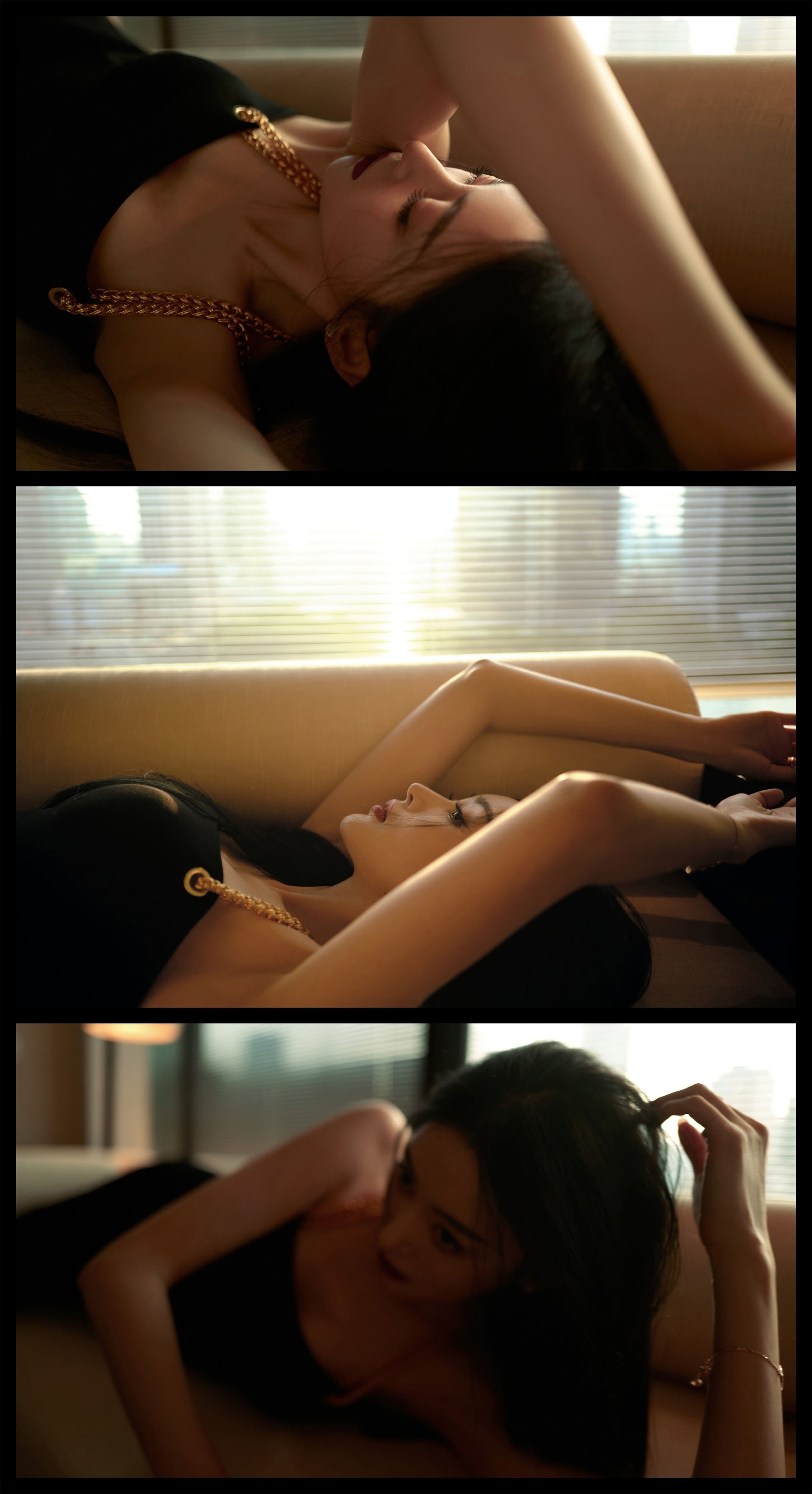 純黑的魅惑與浪漫—張天愛[高清套圖]-第1章-图片11