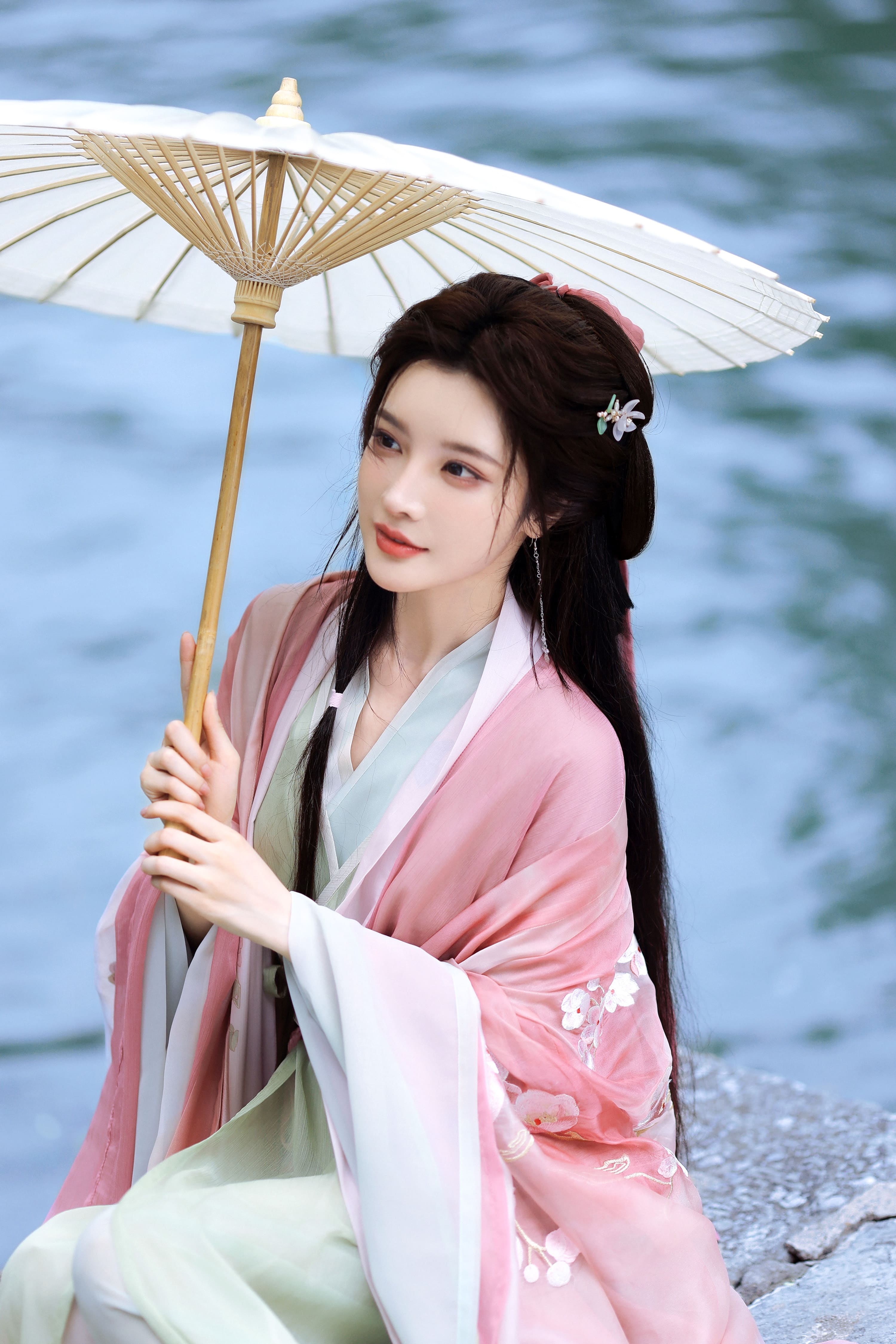 明若晨星，粉紗飄然—戴燕妮[高清套圖]-第1章-图片1