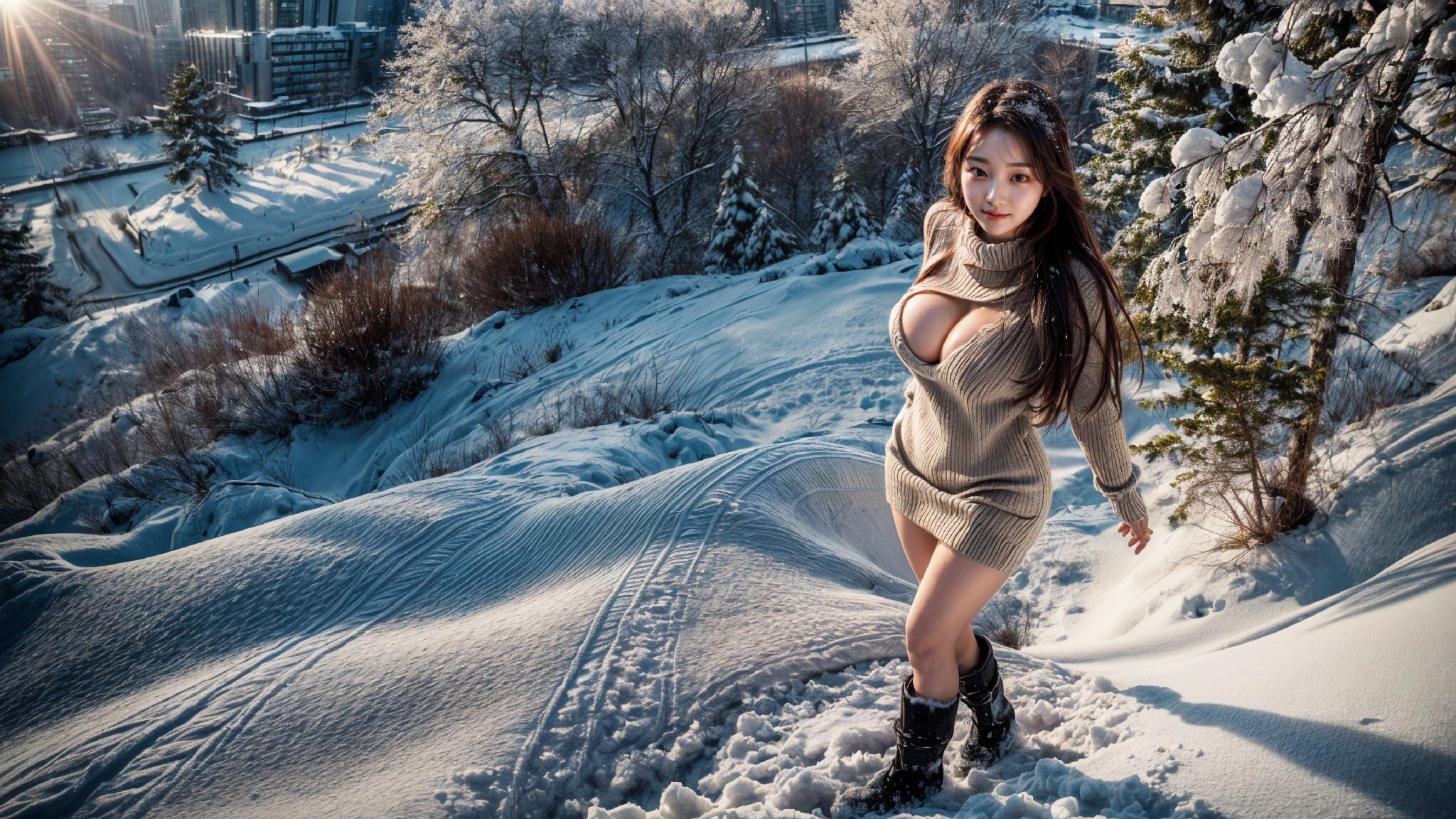 Mountain village in winter-第1章-图片29