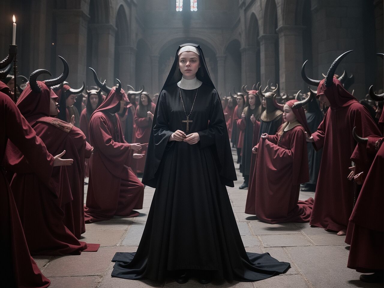 Blondie Satanic Nun [AI Generated]-第1章-图片7