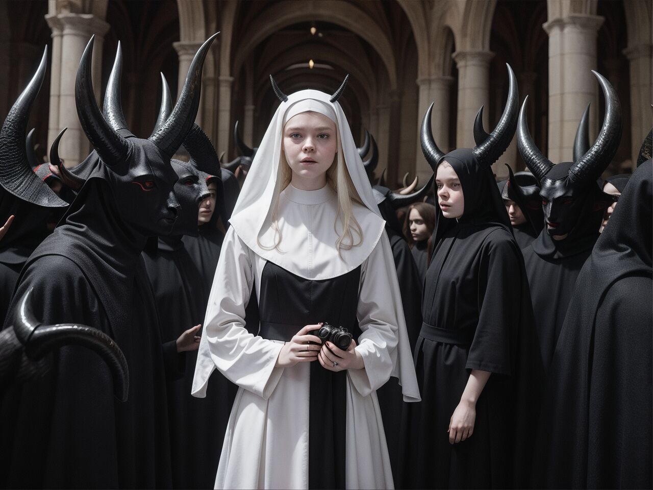 Blondie Satanic Nun [AI Generated]-第1章-图片9