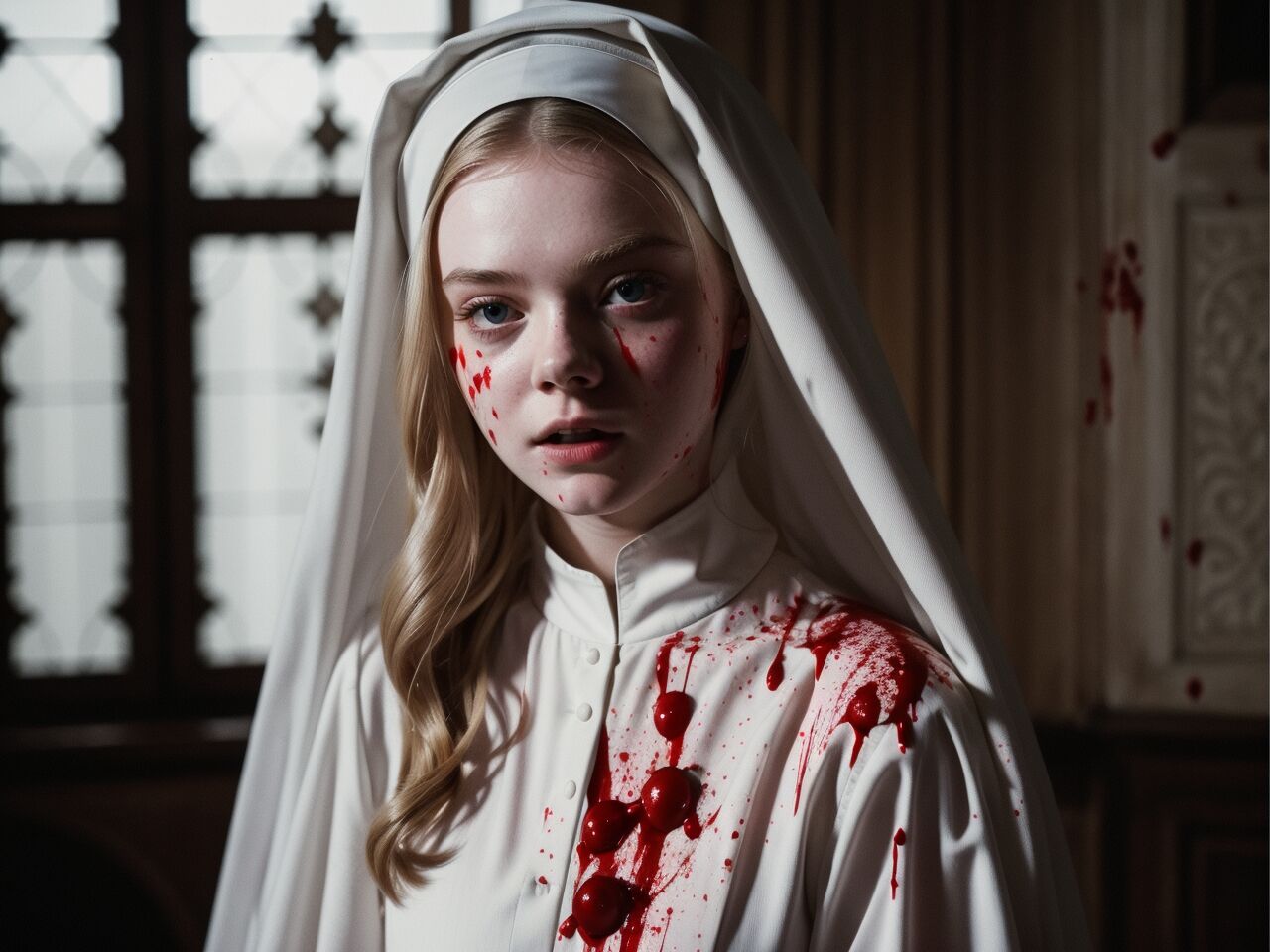Blondie Satanic Nun [AI Generated]-第1章-图片14