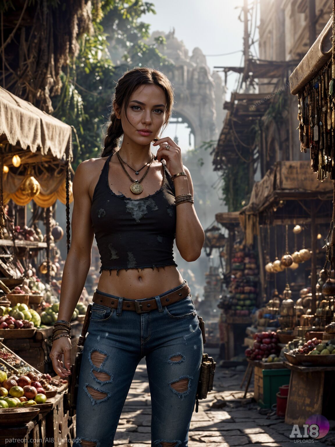 AI Angelina Jolie #Modern Lara Croft adventures [AI Generated]-第1章-图片11