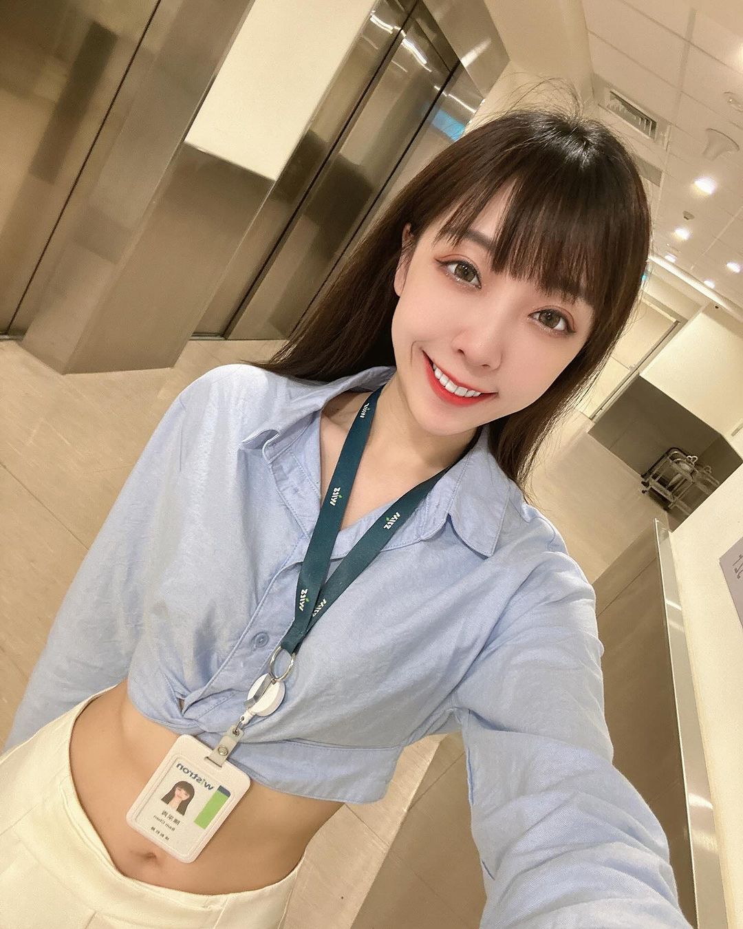 正妹「陳采青」白皙雙峰霸氣外露炸裂螢幕 女友感十足-第1章-图片6