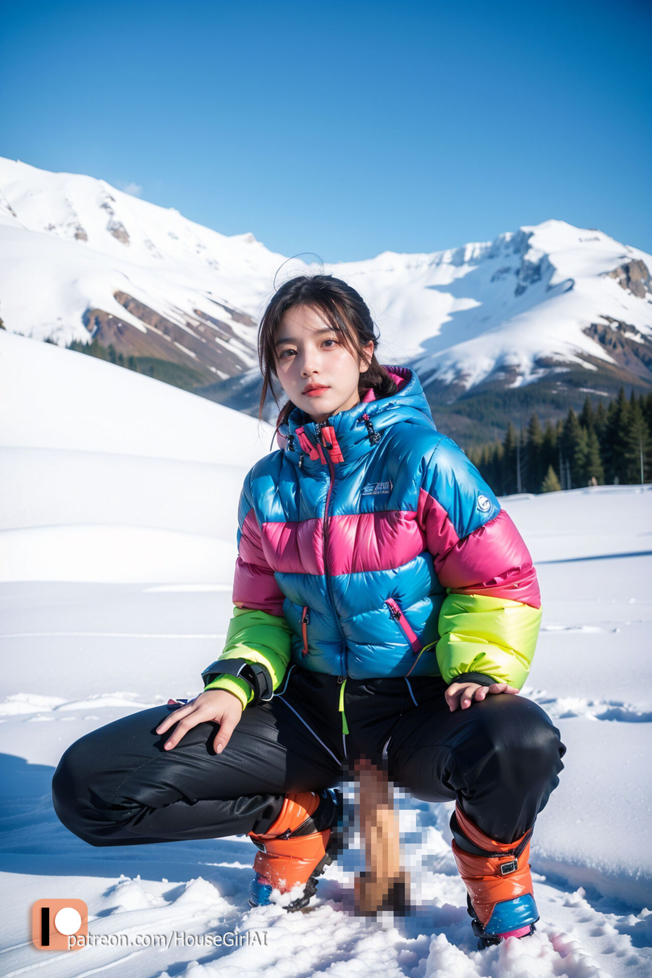 ★PATREON★ [4K] snow mountainol 366 Preview [AI Generated]-第1章-图片5