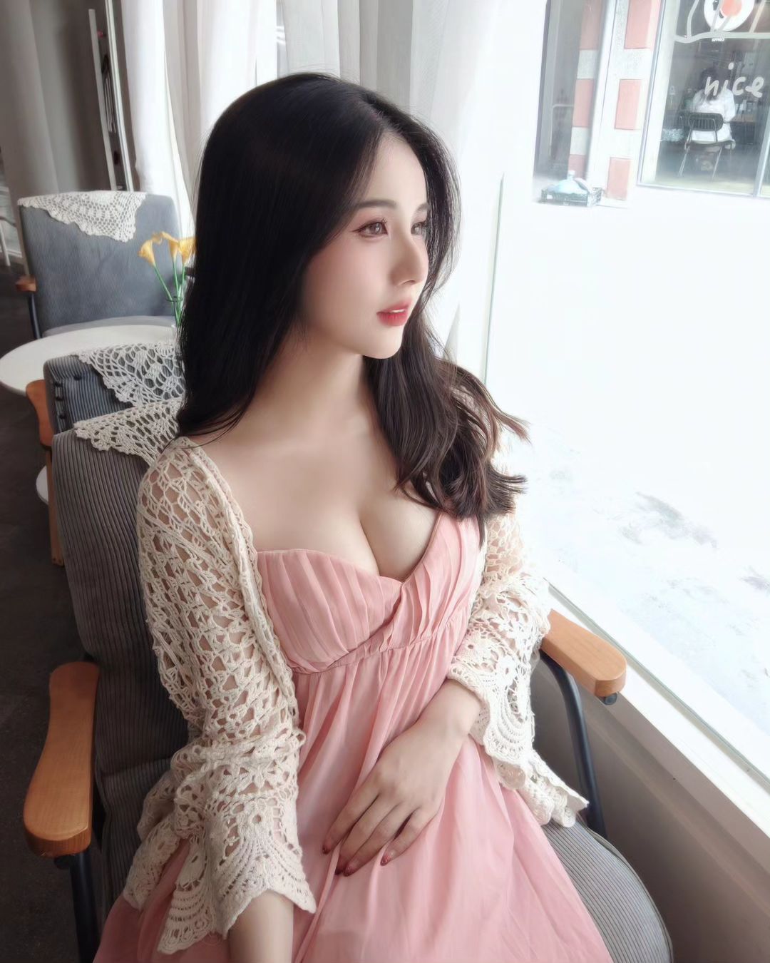 鄰家系美女「花傾夕」高顏值看了有夠陶醉甜美微笑太迷人-第1章-图片1