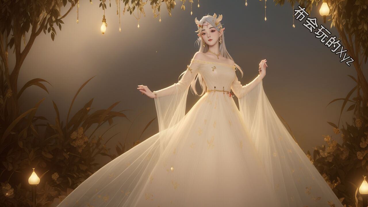 王者 貂蟬 花開婚紗s1 素菜 [AI Generated]-第1章-图片7