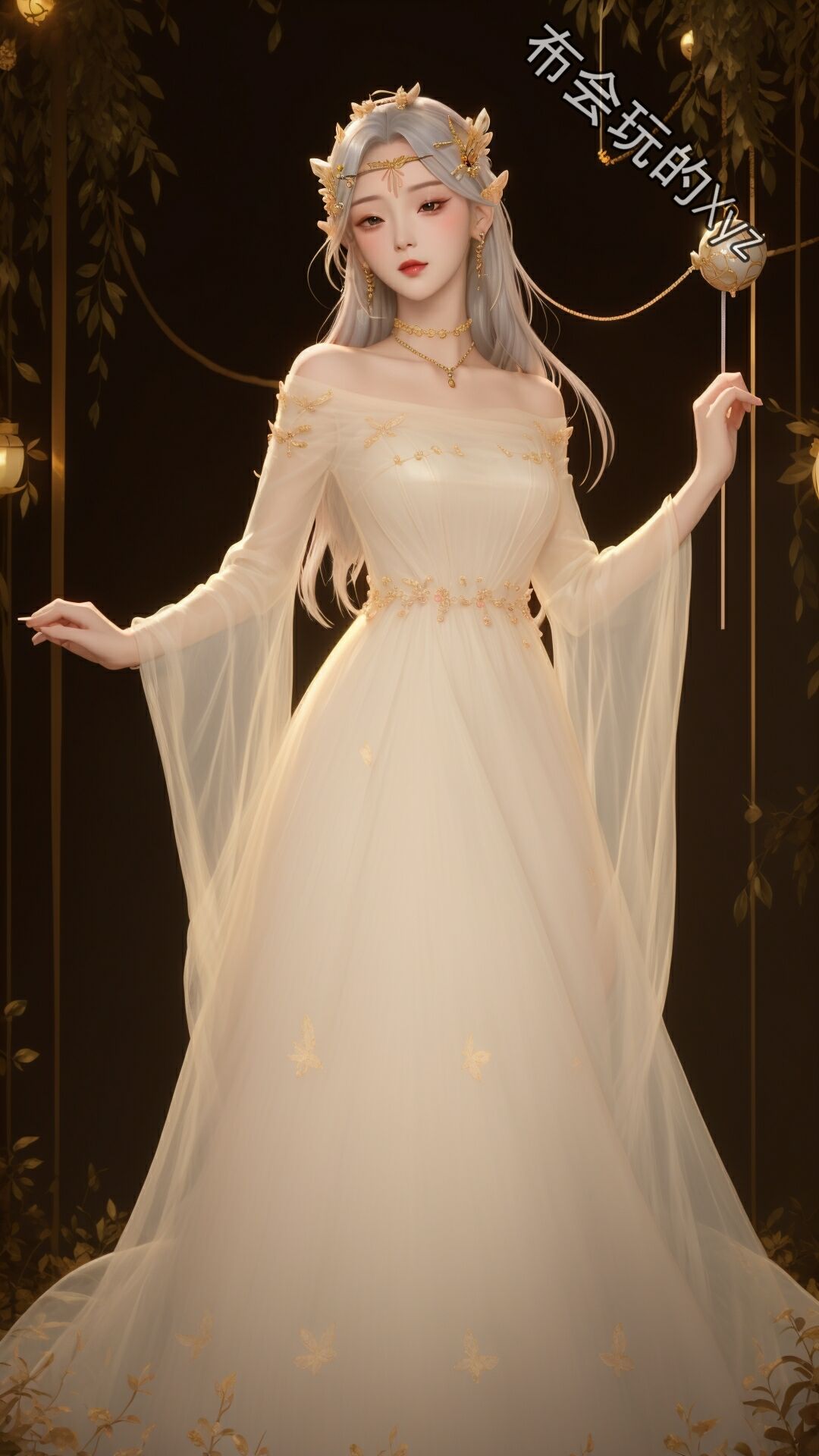 王者 貂蟬 花開婚紗s1 素菜 [AI Generated]-第1章-图片17