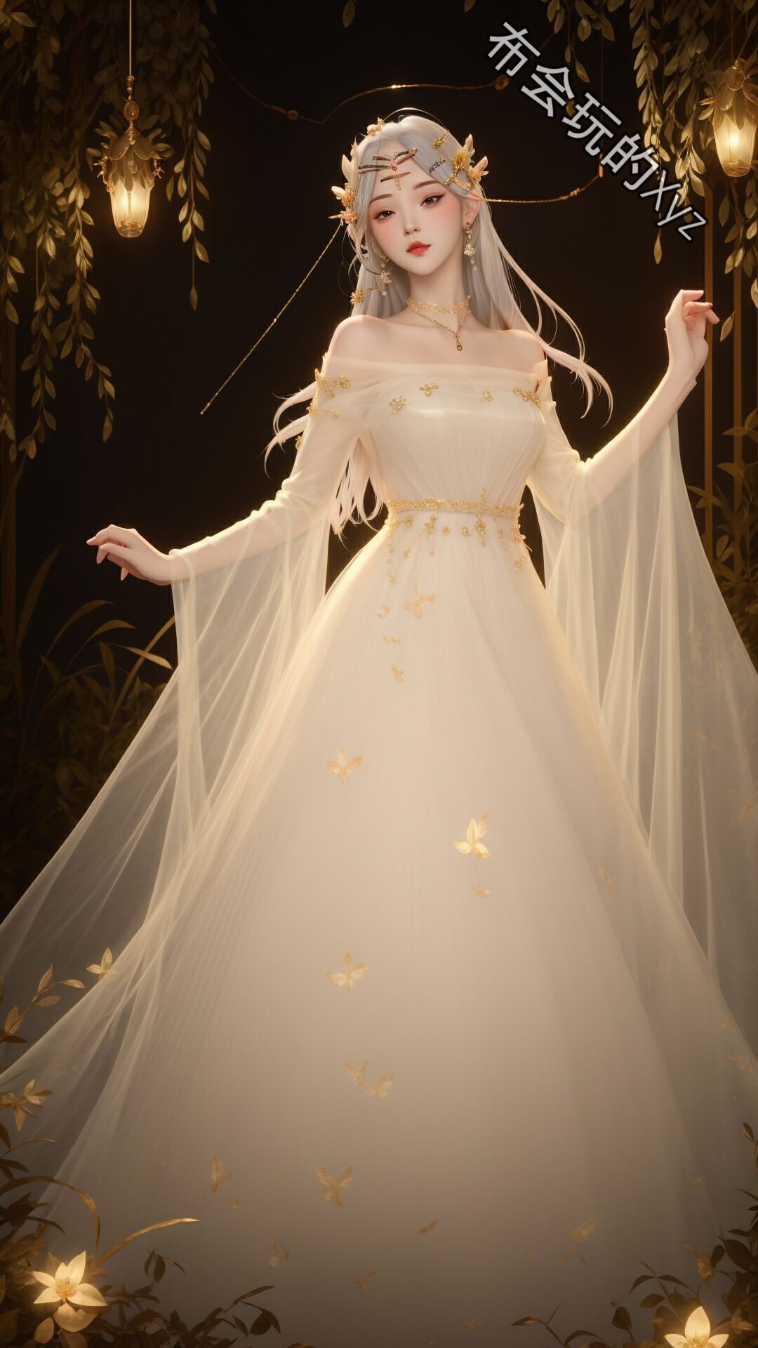 王者 貂蟬 花開婚紗s1 素菜 [AI Generated]-第1章-图片20