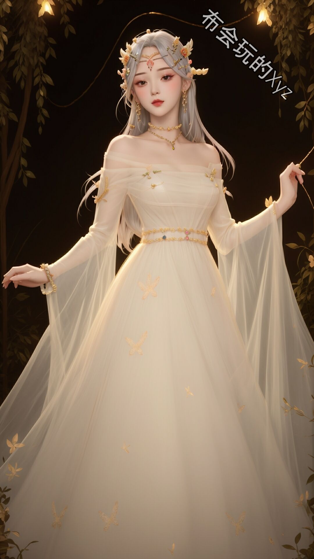 王者 貂蟬 花開婚紗s1 素菜 [AI Generated]-第1章-图片21