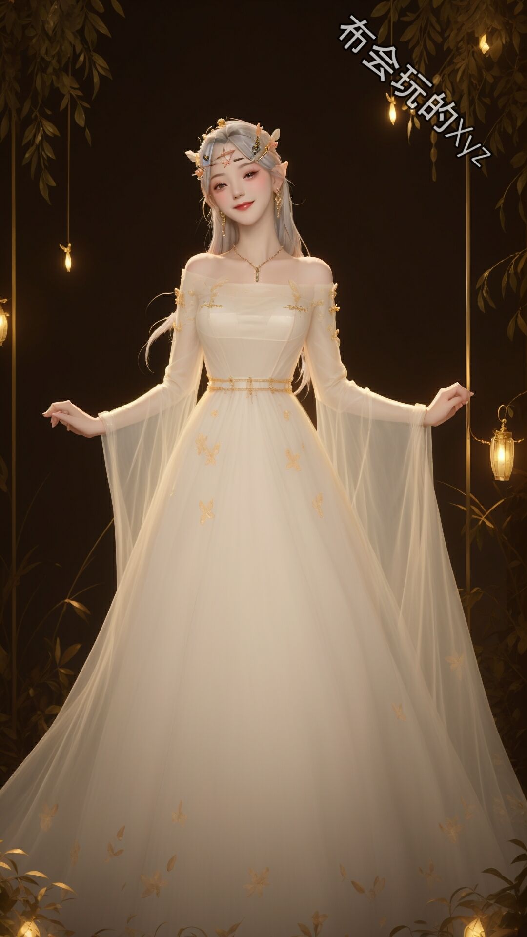 王者 貂蟬 花開婚紗s1 素菜 [AI Generated]-第1章-图片25