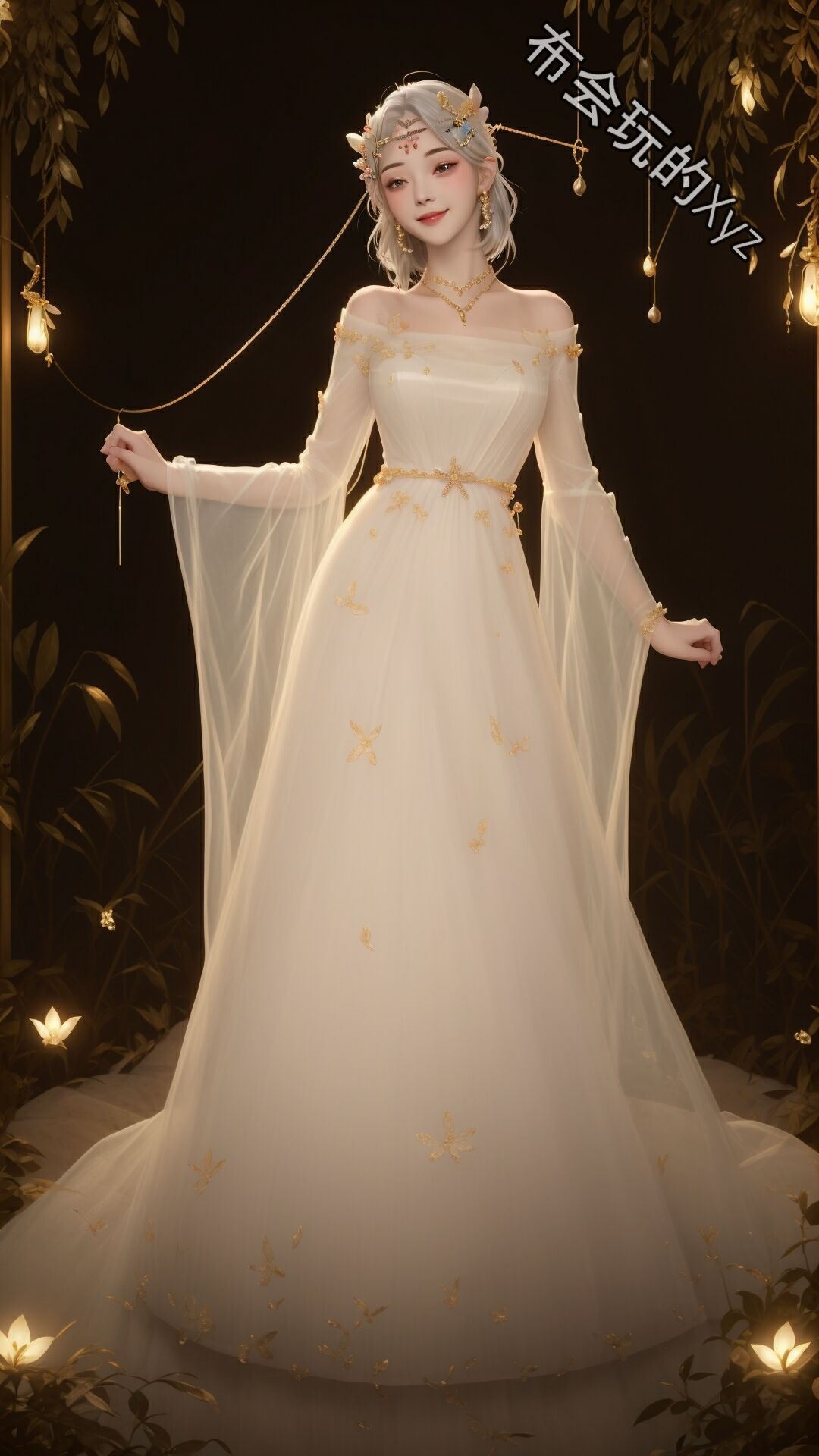 王者 貂蟬 花開婚紗s1 素菜 [AI Generated]-第1章-图片24