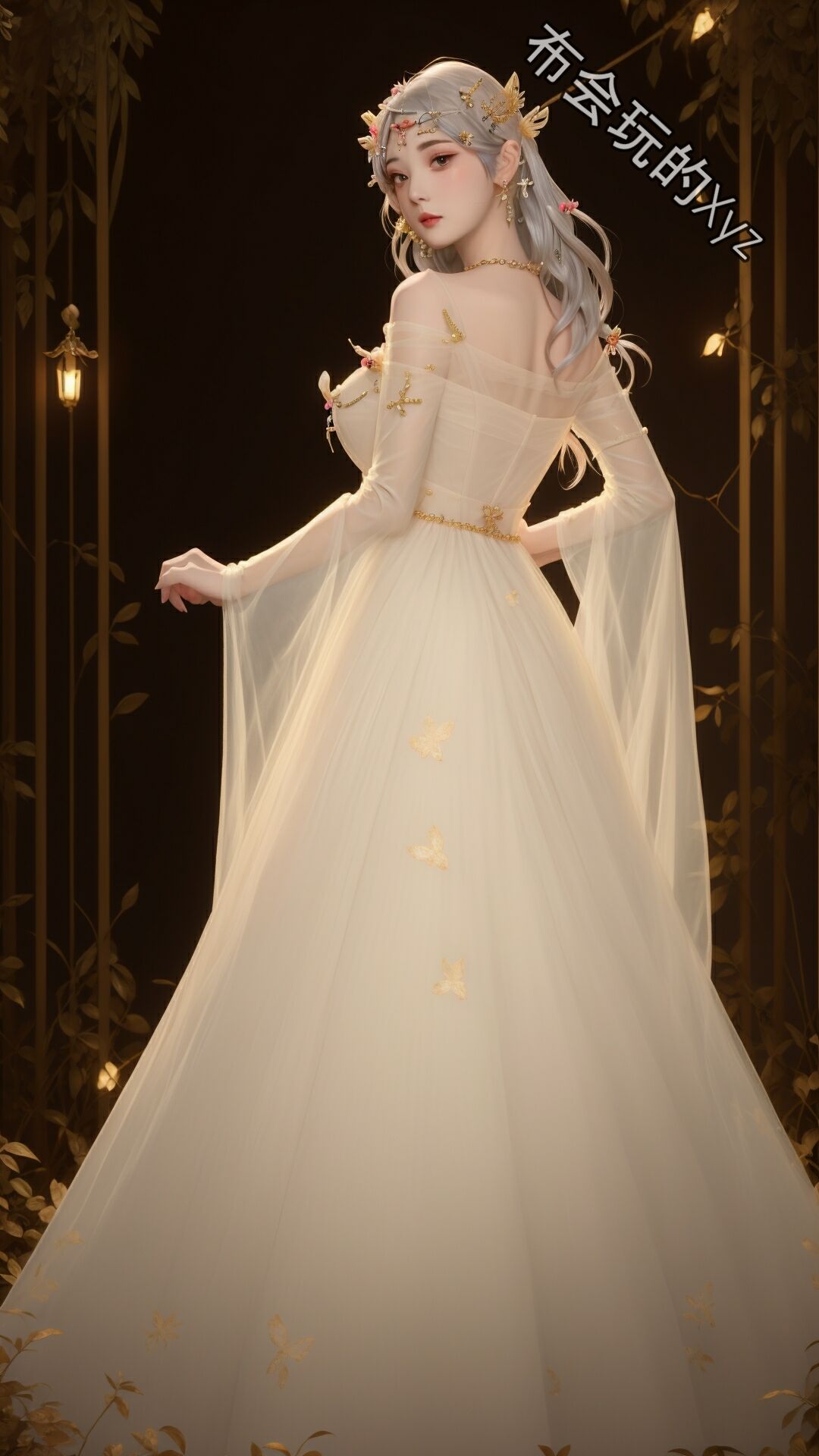 王者 貂蟬 花開婚紗s1 素菜 [AI Generated]-第1章-图片28