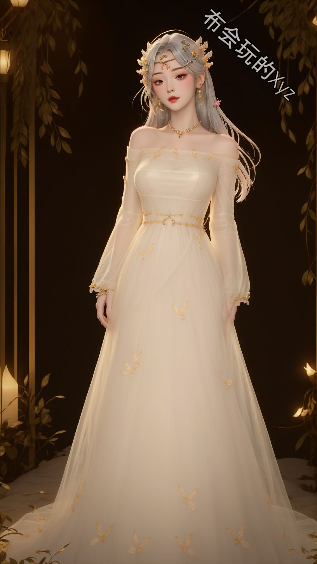 王者 貂蟬 花開婚紗s1 素菜 [AI Generated]-第1章-图片27