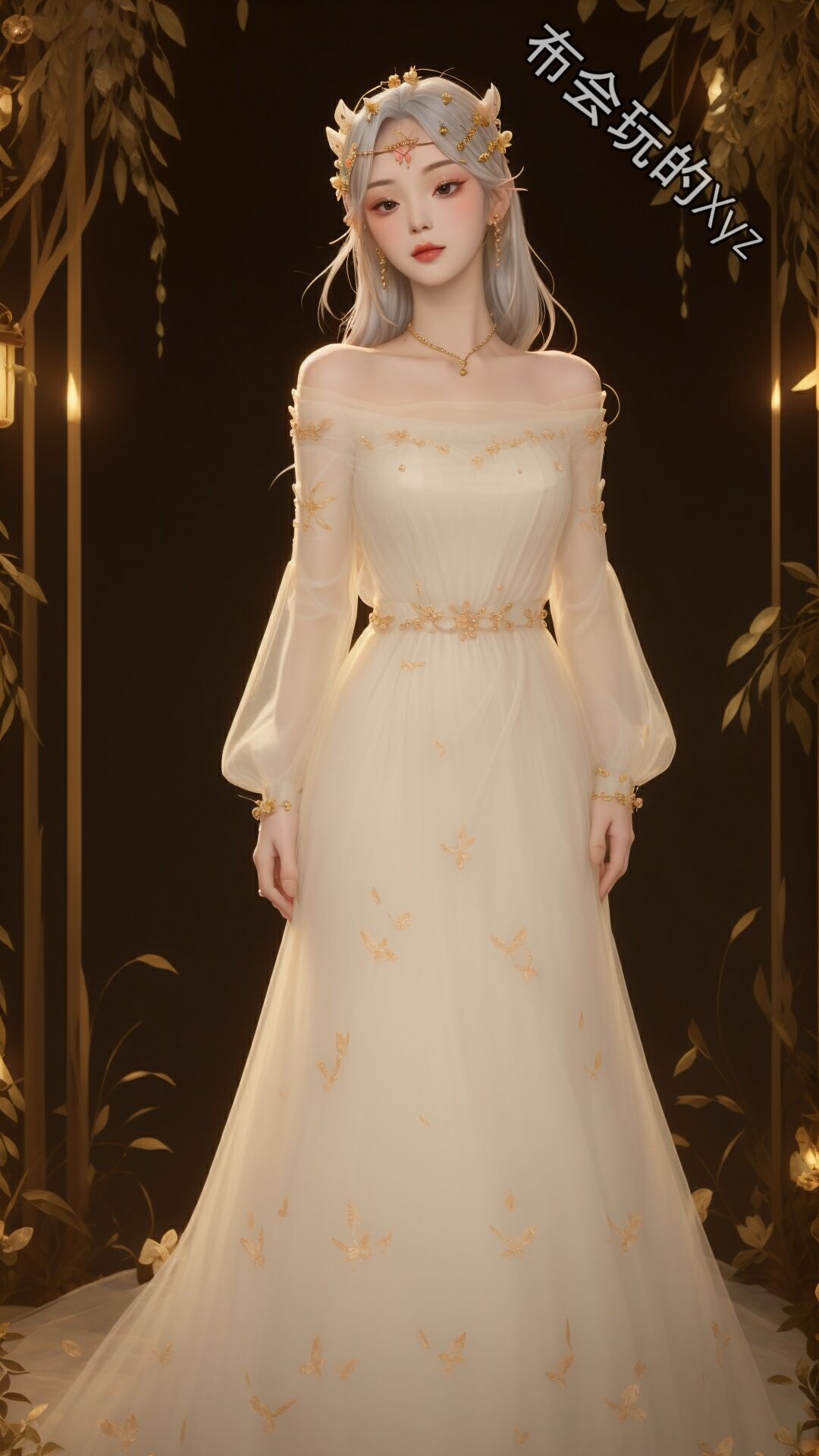 王者 貂蟬 花開婚紗s1 素菜 [AI Generated]-第1章-图片30