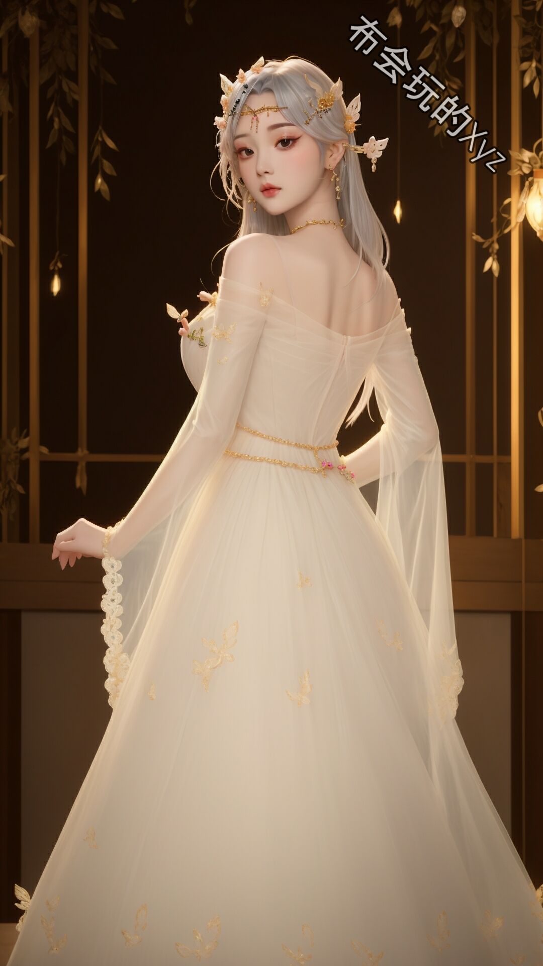 王者 貂蟬 花開婚紗s1 素菜 [AI Generated]-第1章-图片31