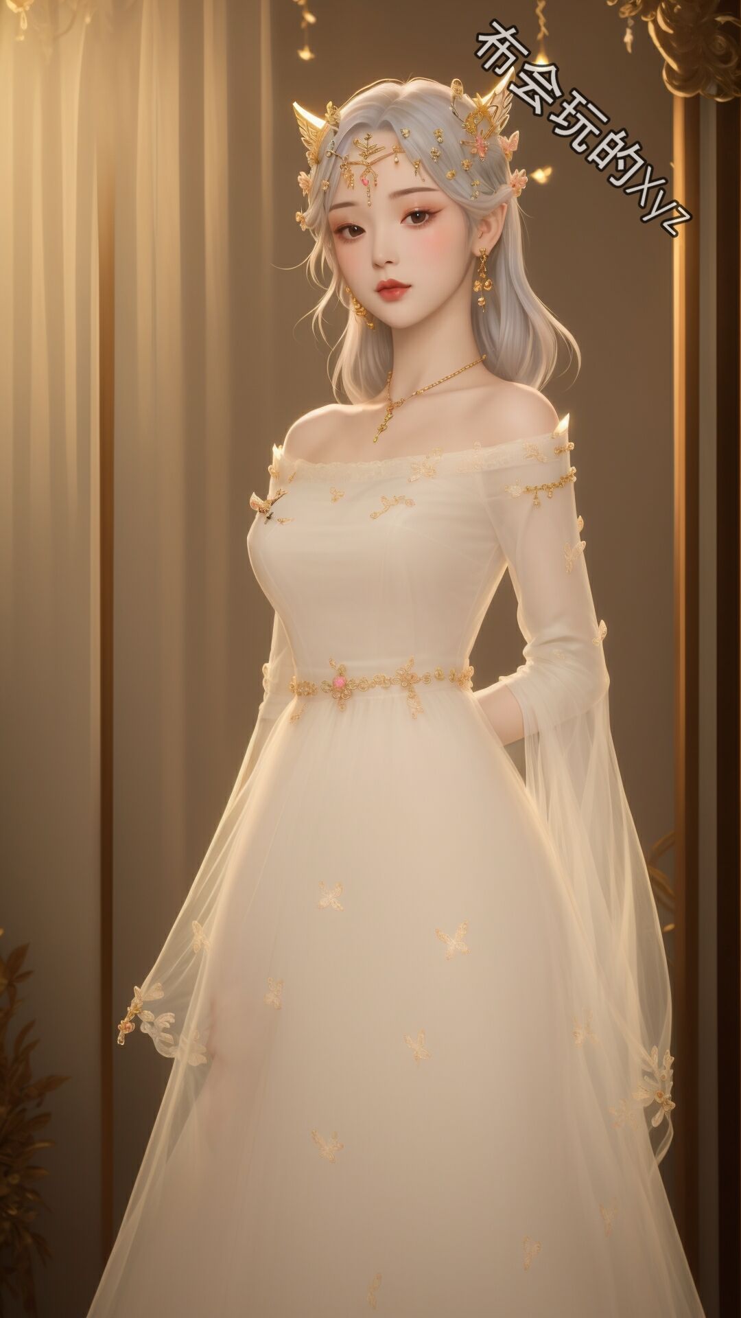 王者 貂蟬 花開婚紗s1 素菜 [AI Generated]-第1章-图片35