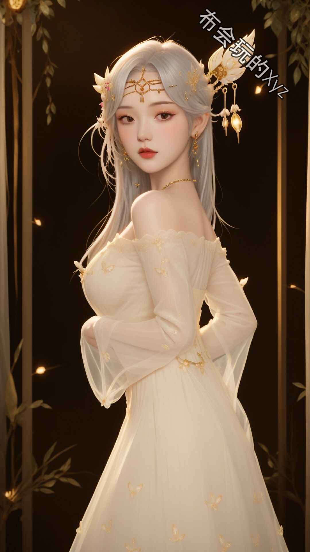 王者 貂蟬 花開婚紗s1 素菜 [AI Generated]-第1章-图片34