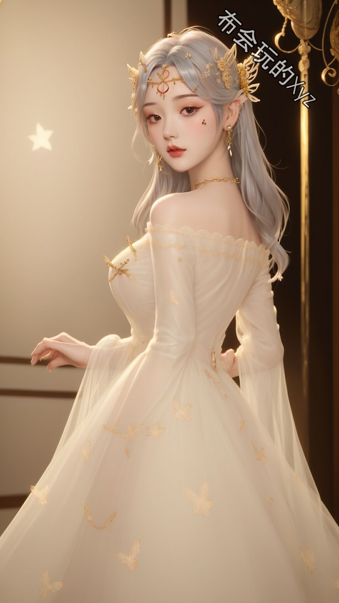 王者 貂蟬 花開婚紗s1 素菜 [AI Generated]-第1章-图片33