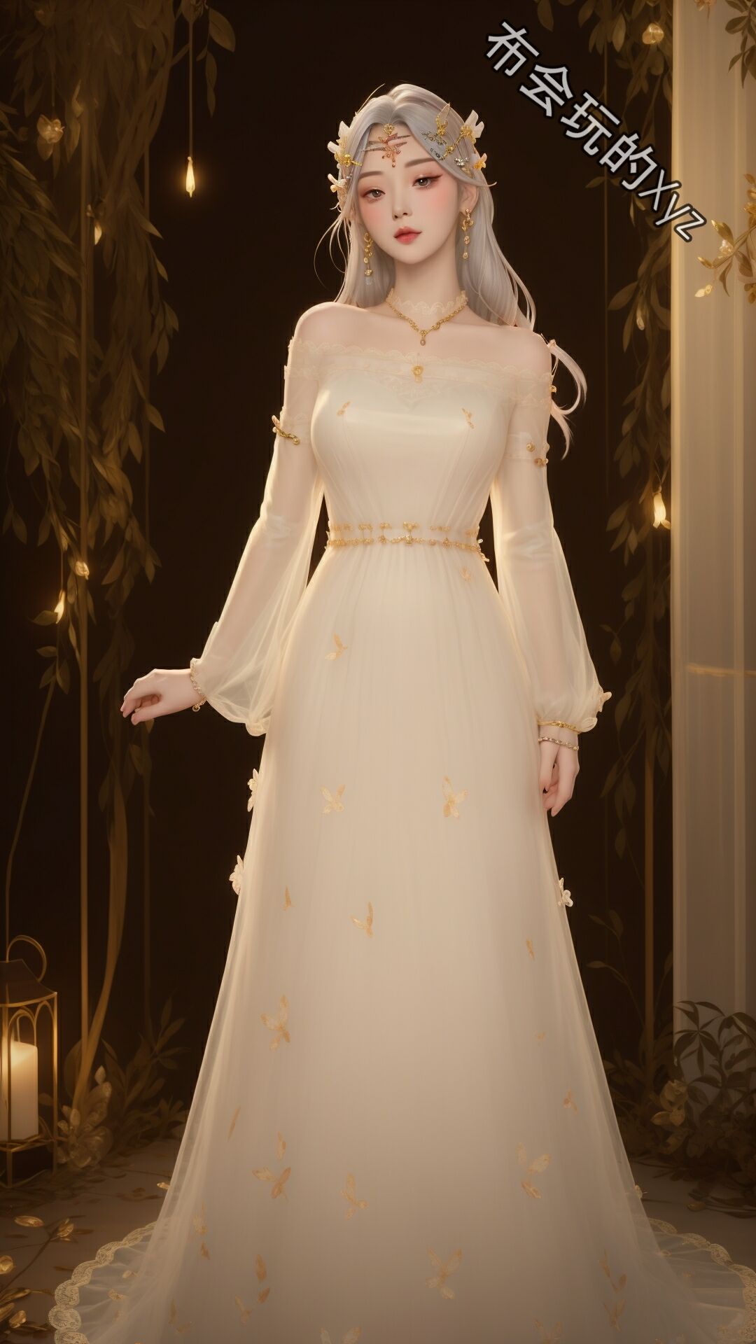 王者 貂蟬 花開婚紗s1 素菜 [AI Generated]-第1章-图片37