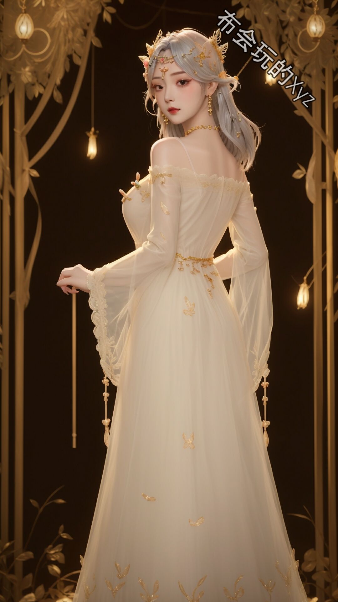 王者 貂蟬 花開婚紗s1 素菜 [AI Generated]-第1章-图片38