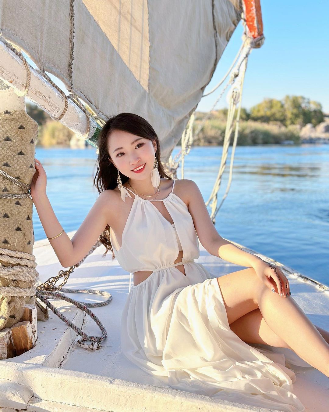 正妹主播「小孟Sophia」白皙美腿比例太強大-第1章-图片10