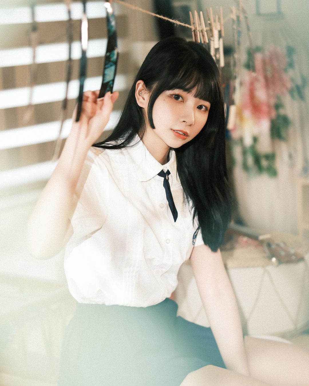 「陳QQ 」笑容甜美還有超纖細美腿 小露身材太犯規了-第1章-图片5