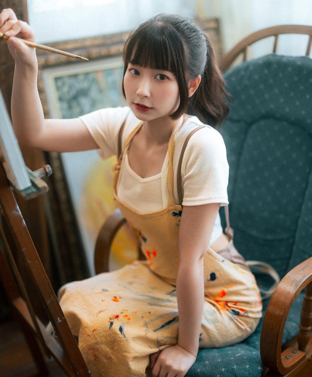 「陳QQ 」笑容甜美還有超纖細美腿 小露身材太犯規了-第1章-图片10