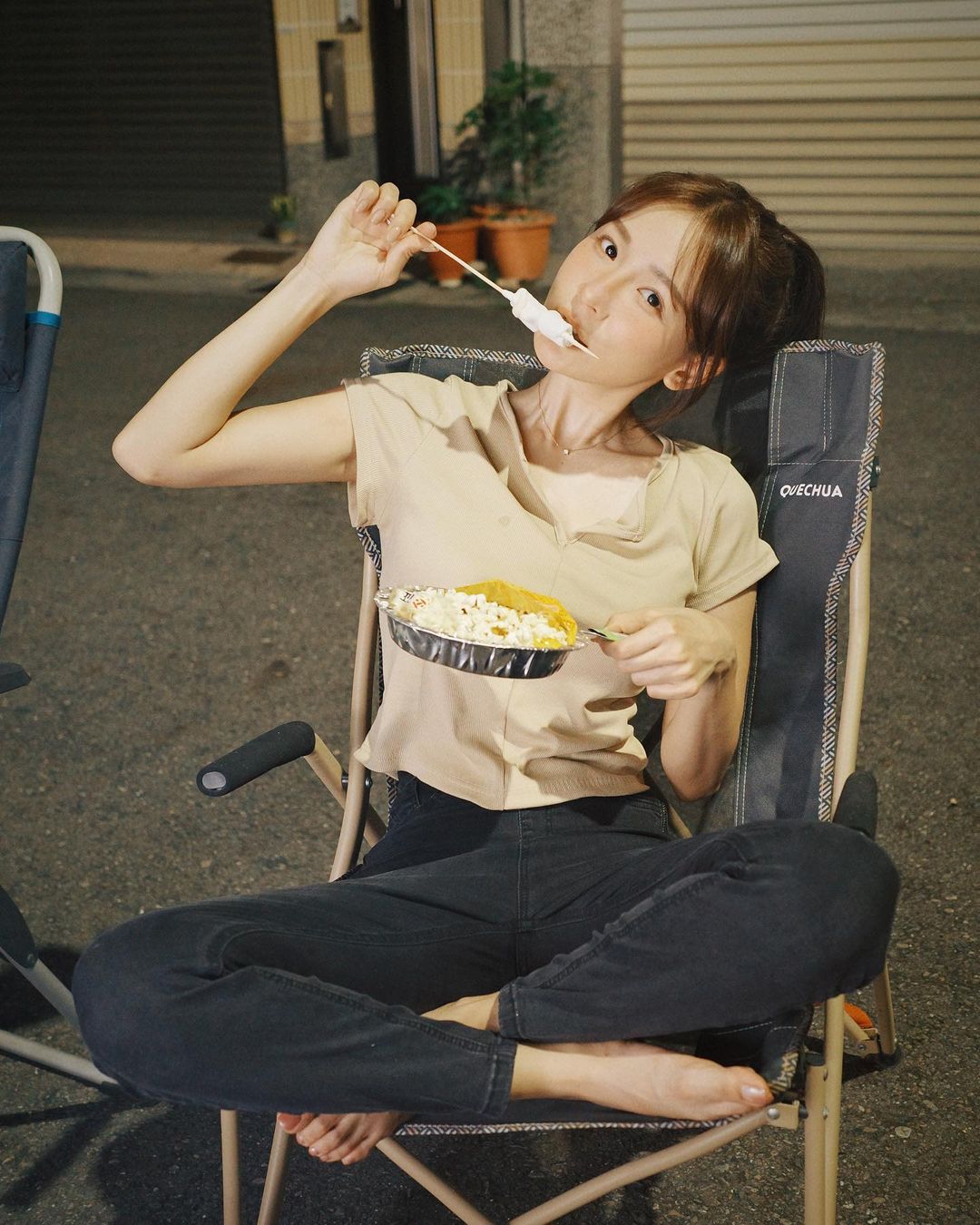 女神「林莎 」飽滿隱乳藏不住 高顏值臉蛋更誘人-第1章-图片7